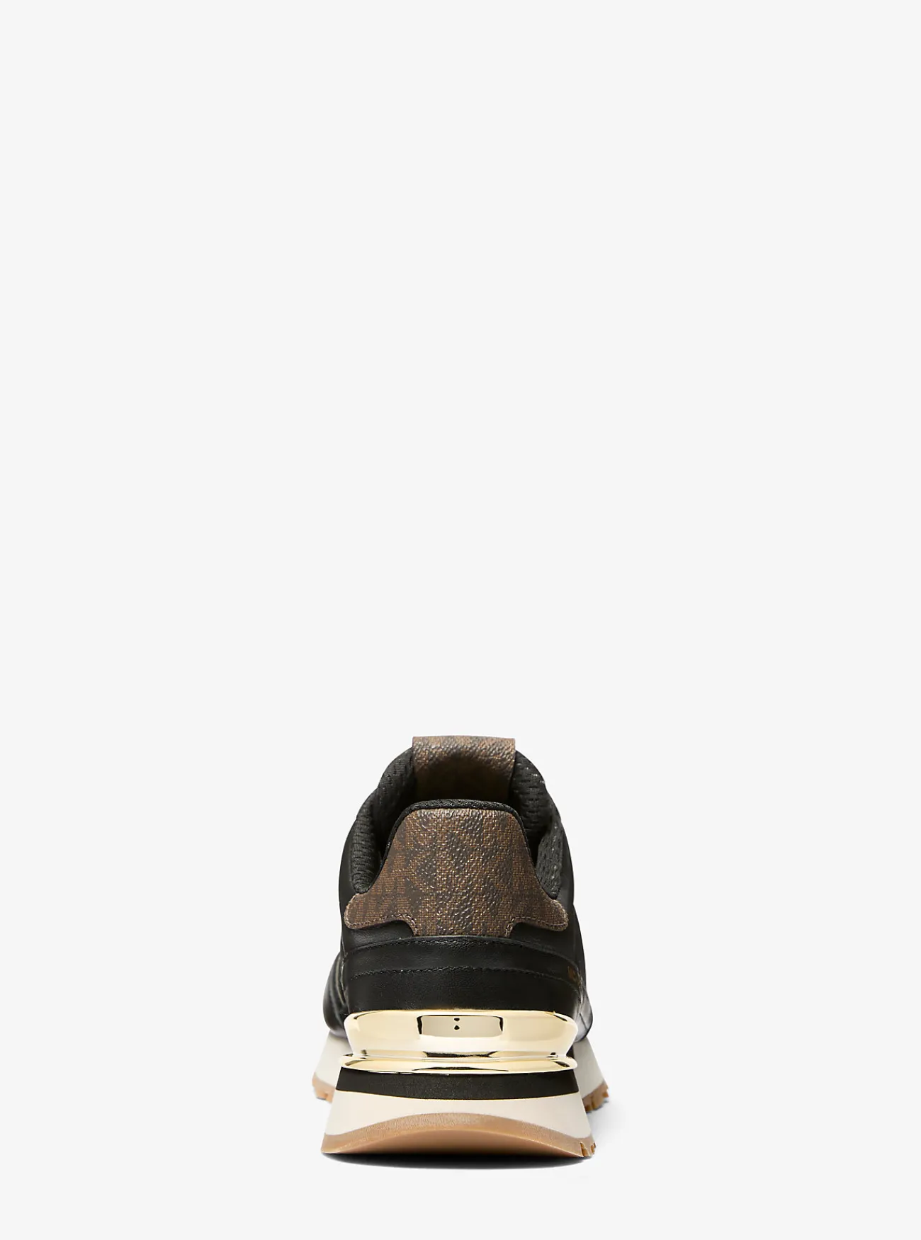 Michael Kors Sneaker Nova van leer en nylon BRUINMULTI Fashion