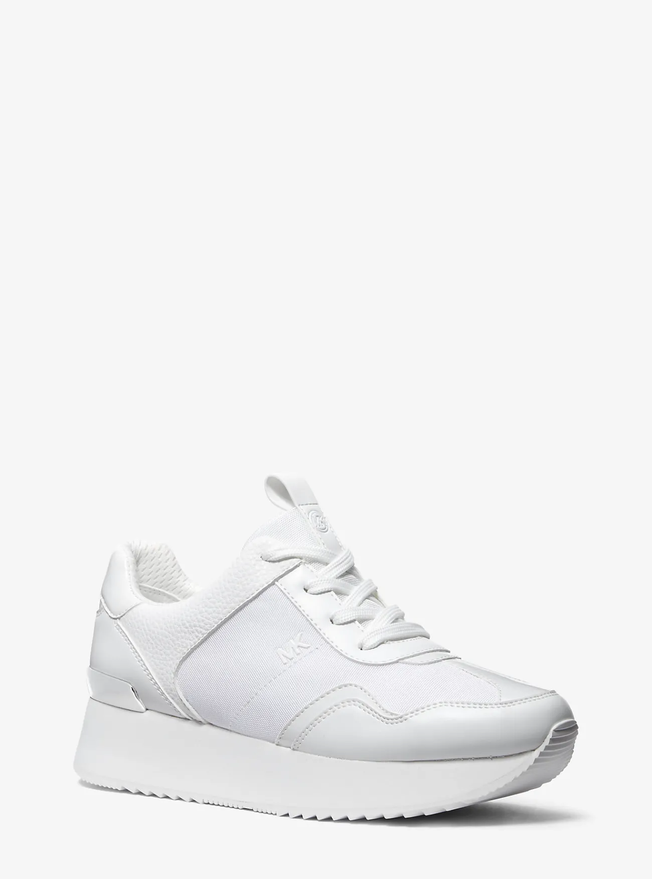 Michael Kors Sneaker Raina van canvas met plateauzool OPTISCHWIT Fashion