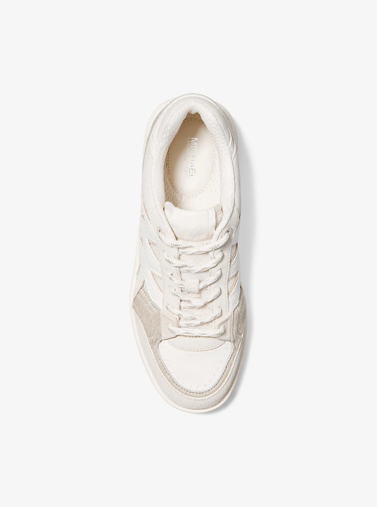 Michael Kors Sneaker Rebel van gemengd materiaal IVOORWIT Outlet