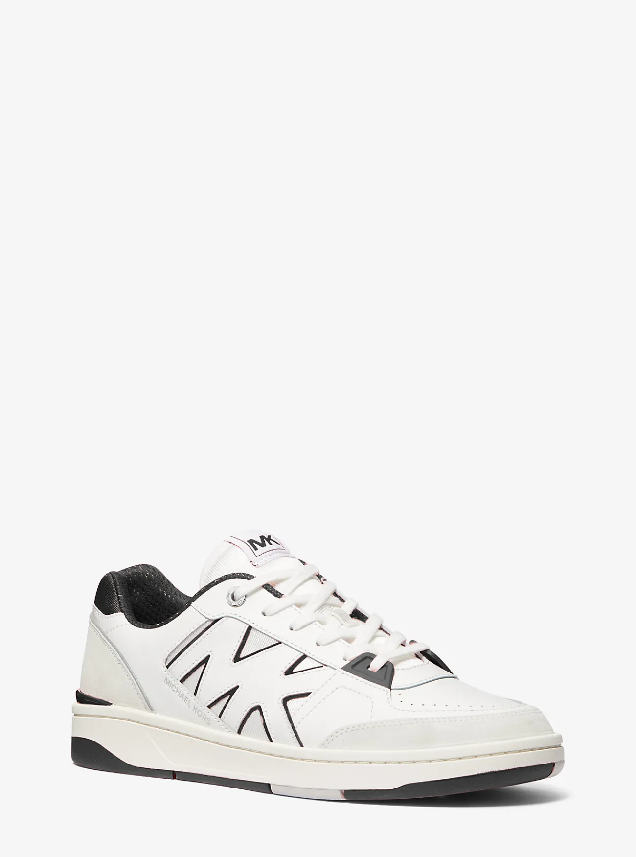 Michael Kors Sneaker Rebel van leer ZWARTCOMBO Fashion