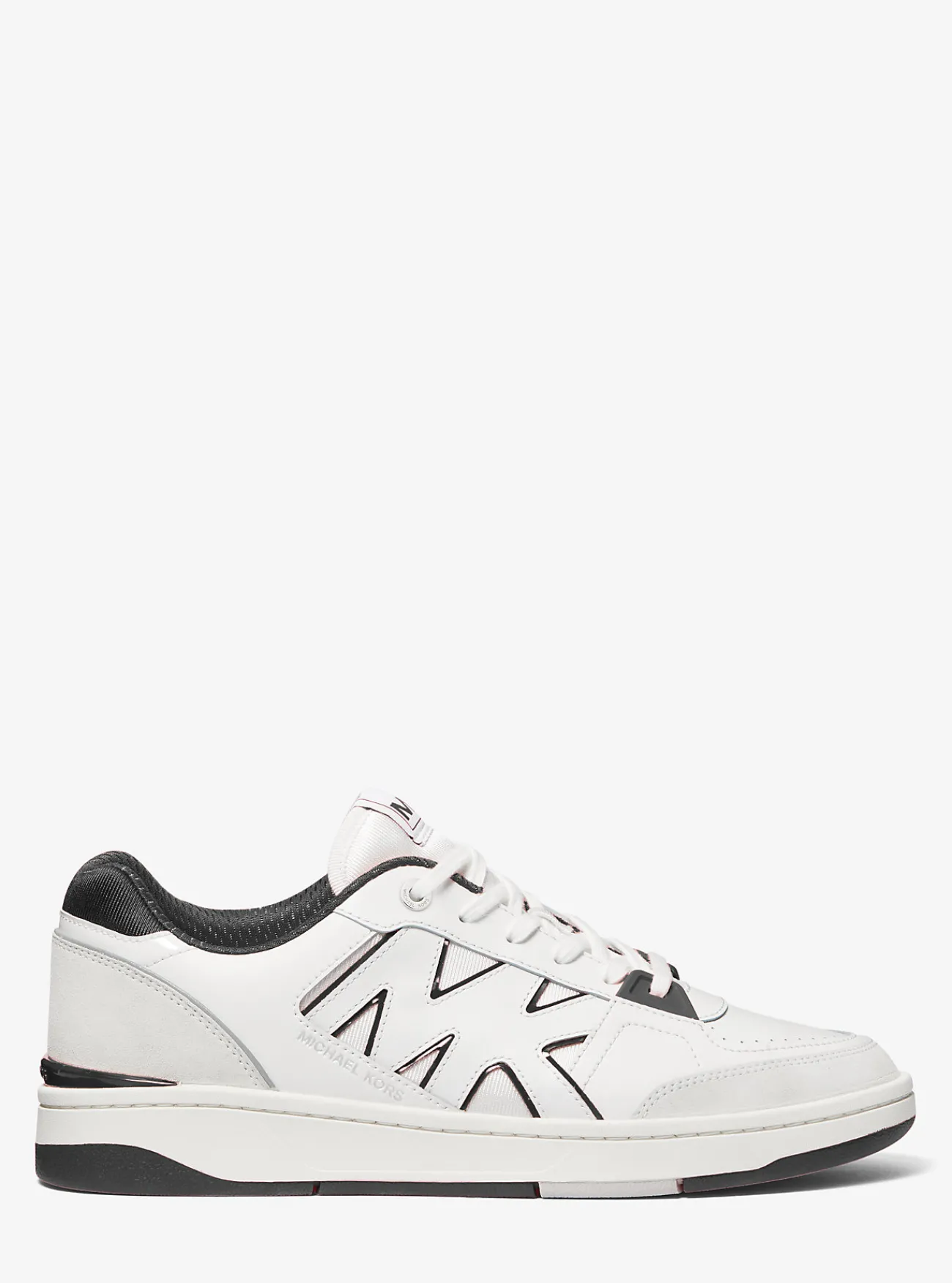 Michael Kors Sneaker Rebel van leer ZWARTCOMBO Fashion