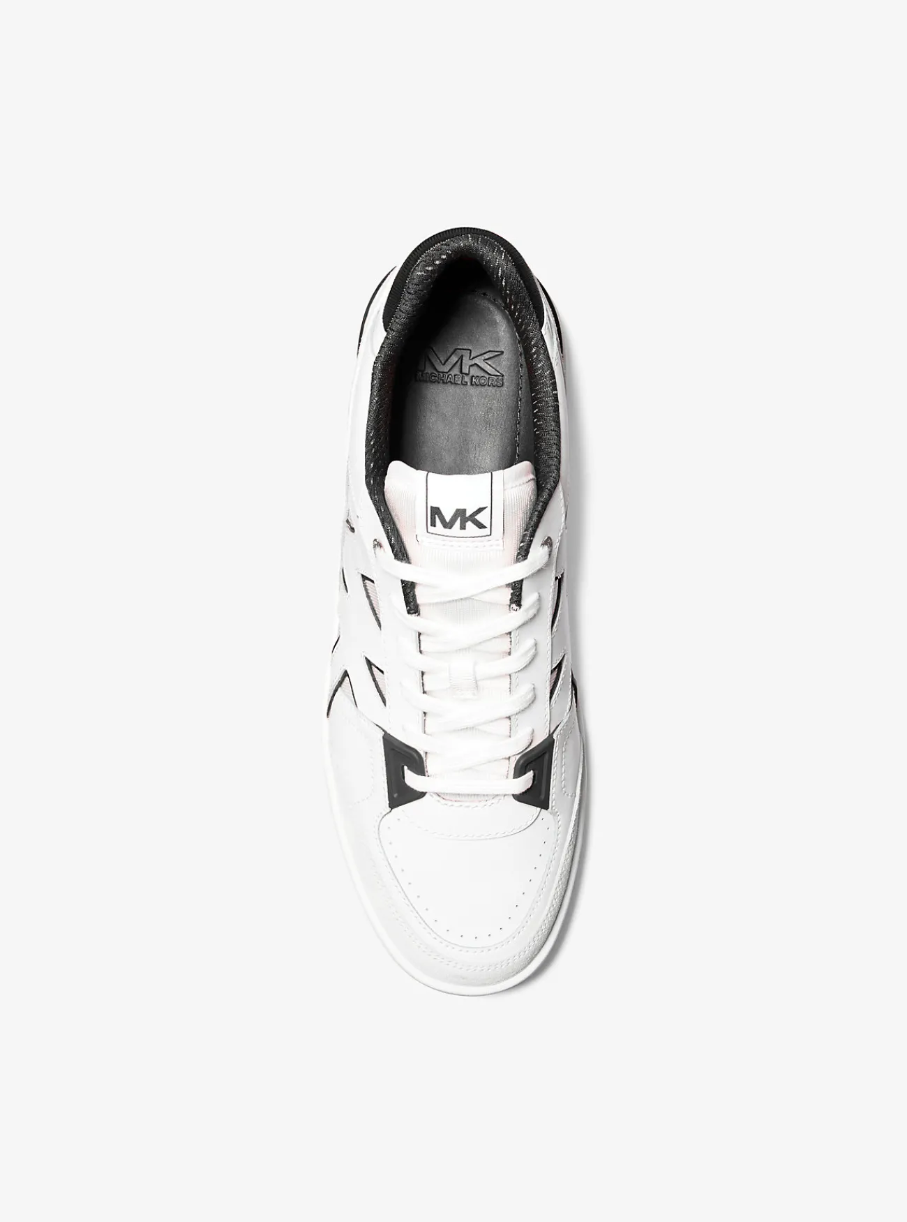 Michael Kors Sneaker Rebel van leer ZWARTCOMBO Fashion