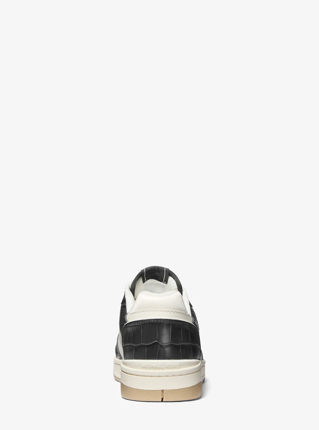 Michael Kors Sneaker Rebel van leer ZWART Discount