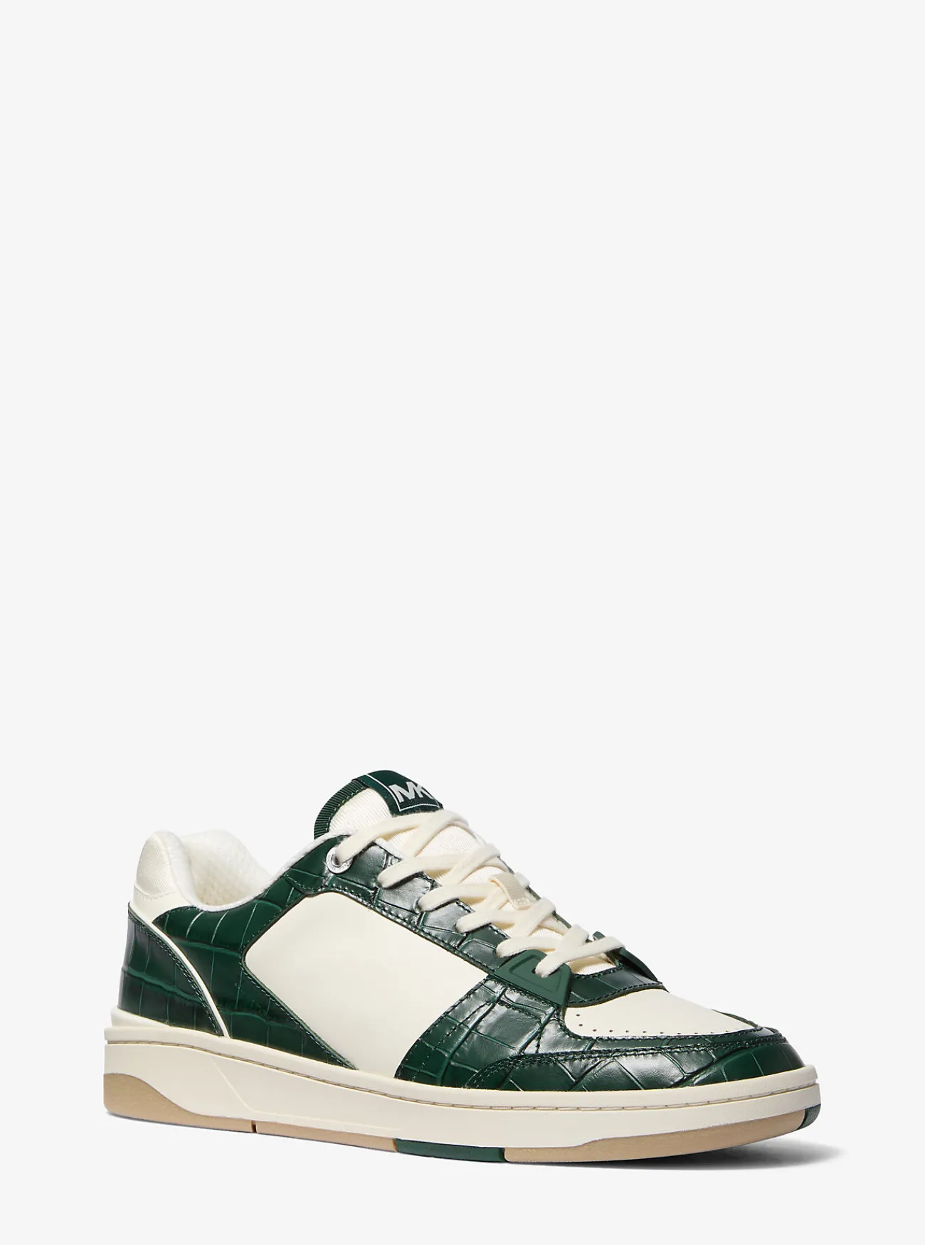 Michael Kors Sneaker Rebel van leer BOSGROEN Outlet