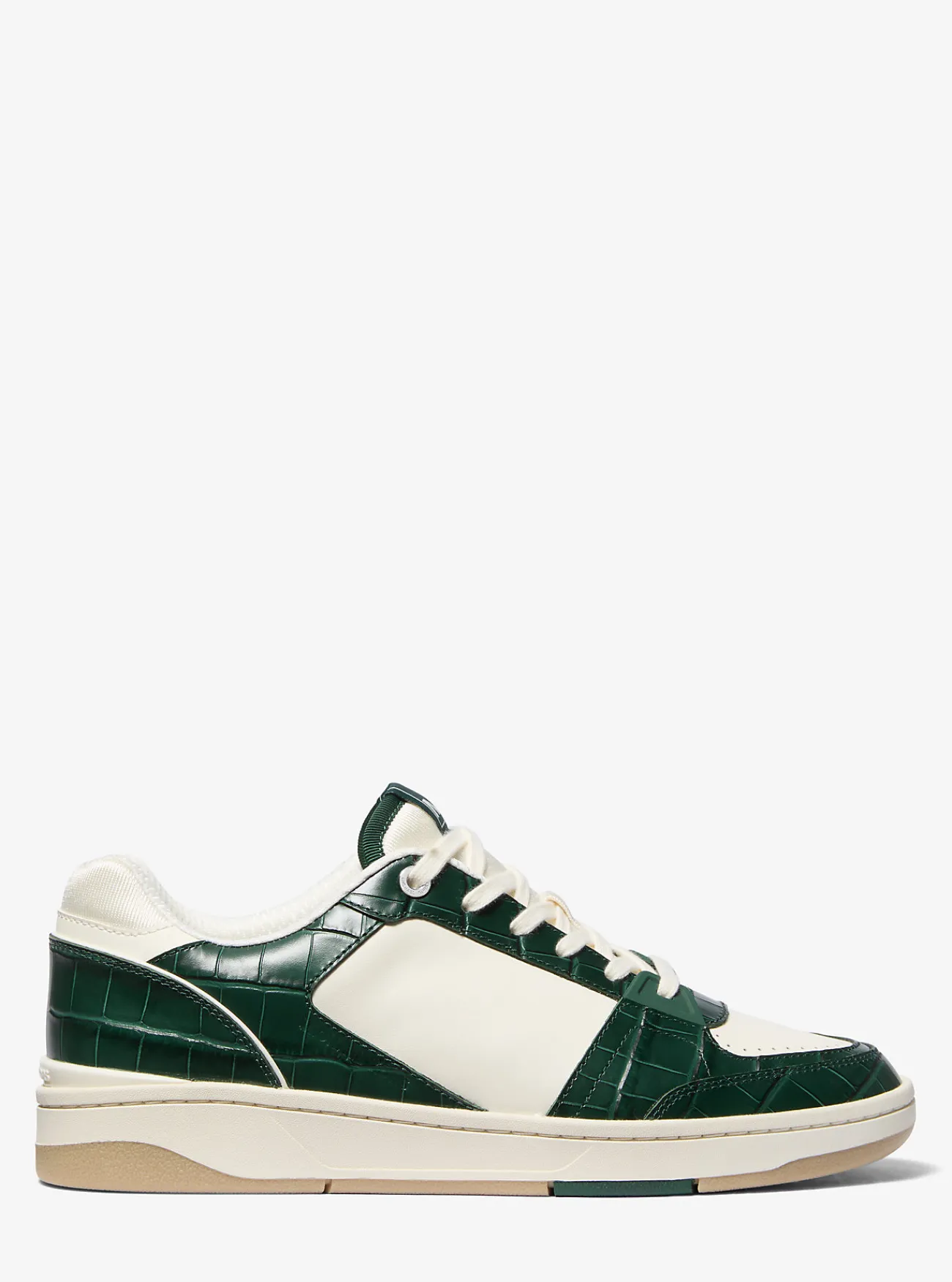 Michael Kors Sneaker Rebel van leer BOSGROEN Outlet