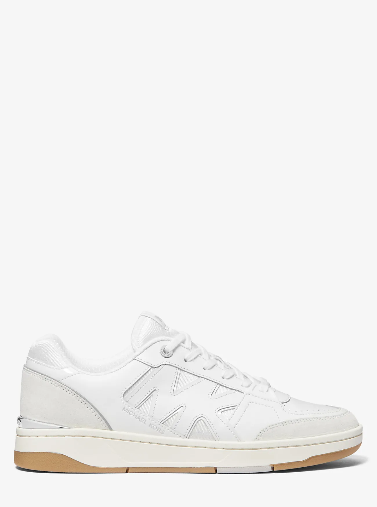 Michael Kors Sneaker Rebel van leer OPTISCHWITMULTI Outlet