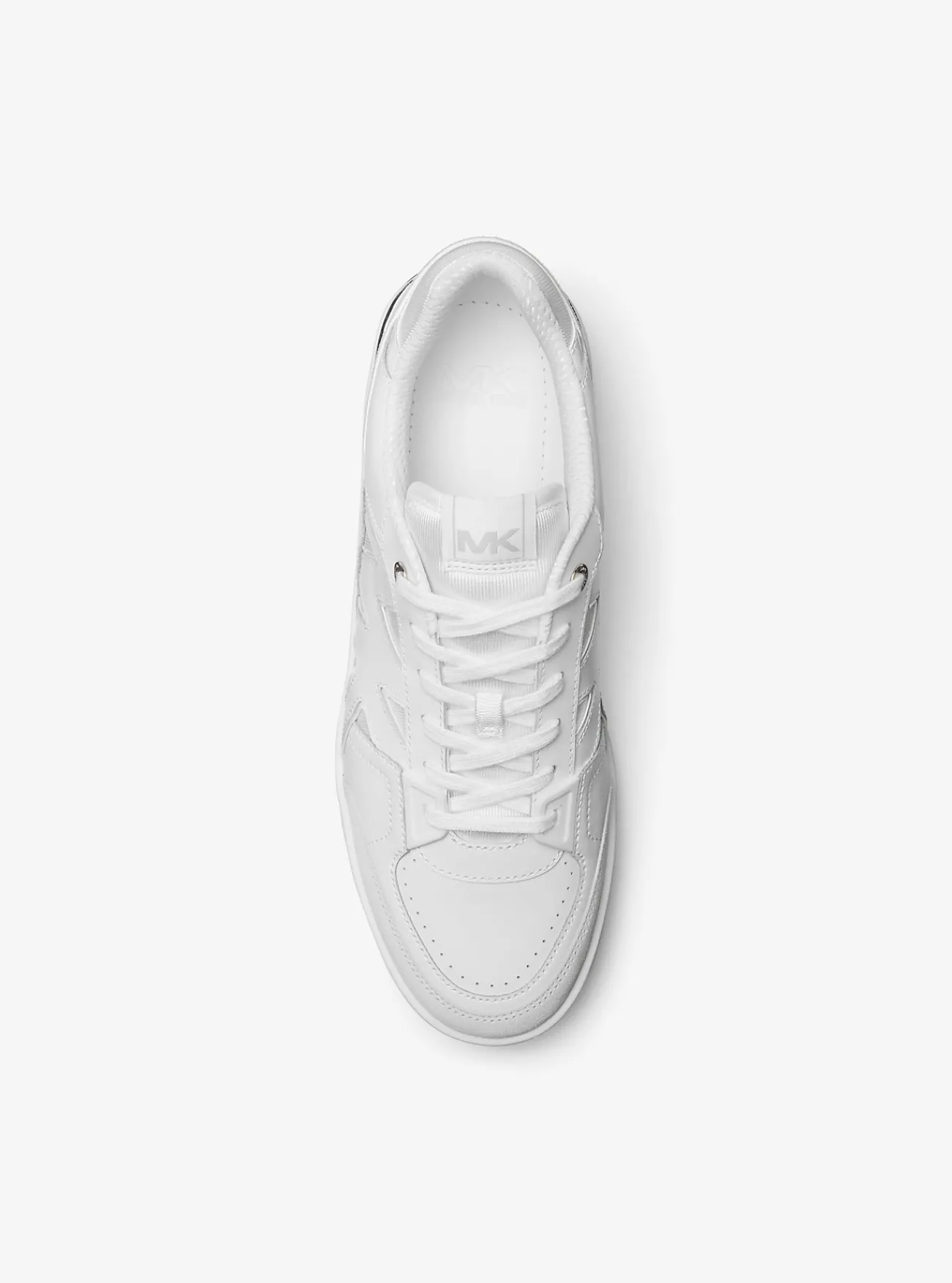 Michael Kors Sneaker Rebel van leer OPTISCHWITMULTI Outlet