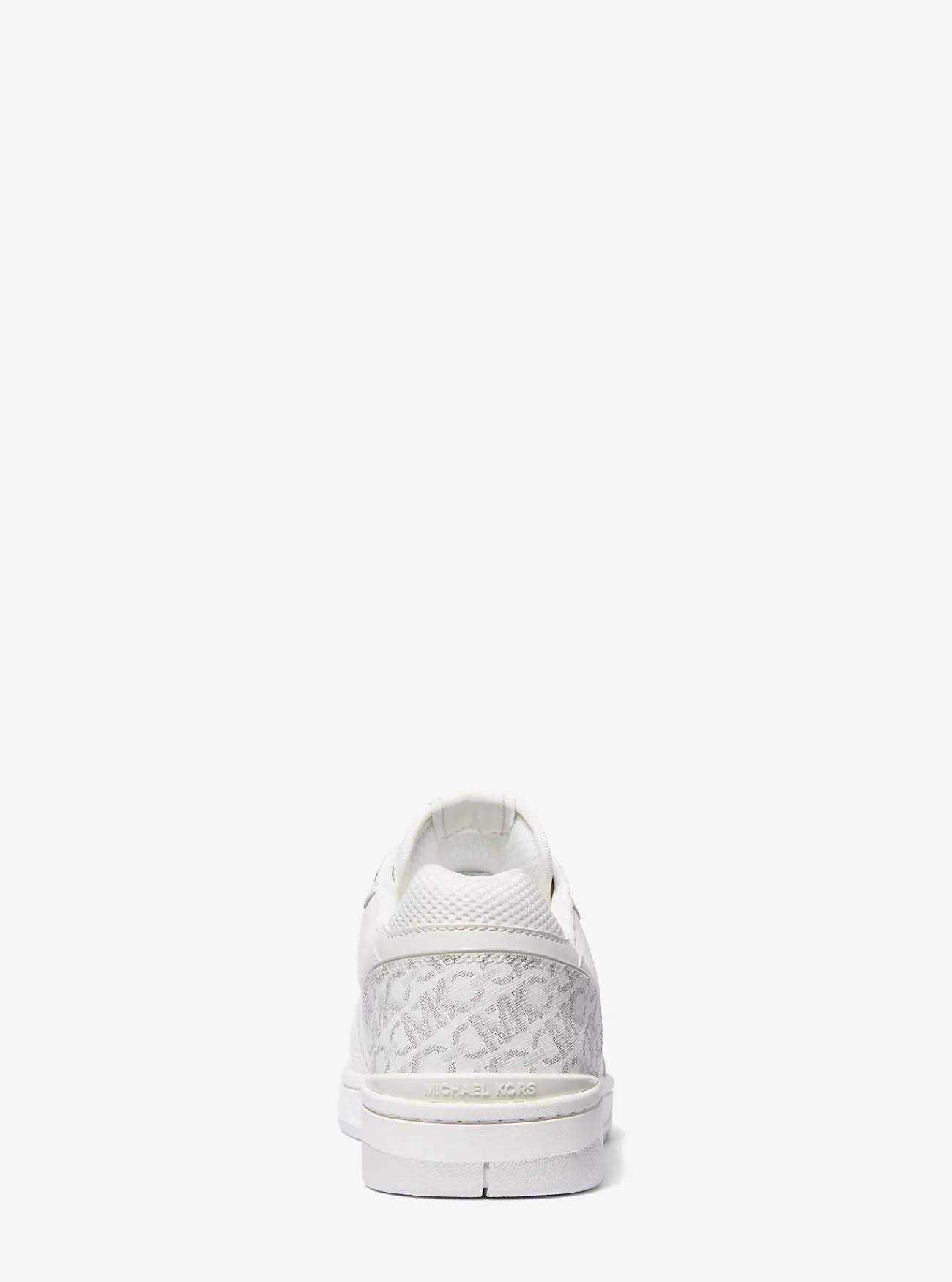 Michael Kors Sneaker Rebel van leer met Empire-monogram OPTISCHWIT Sale