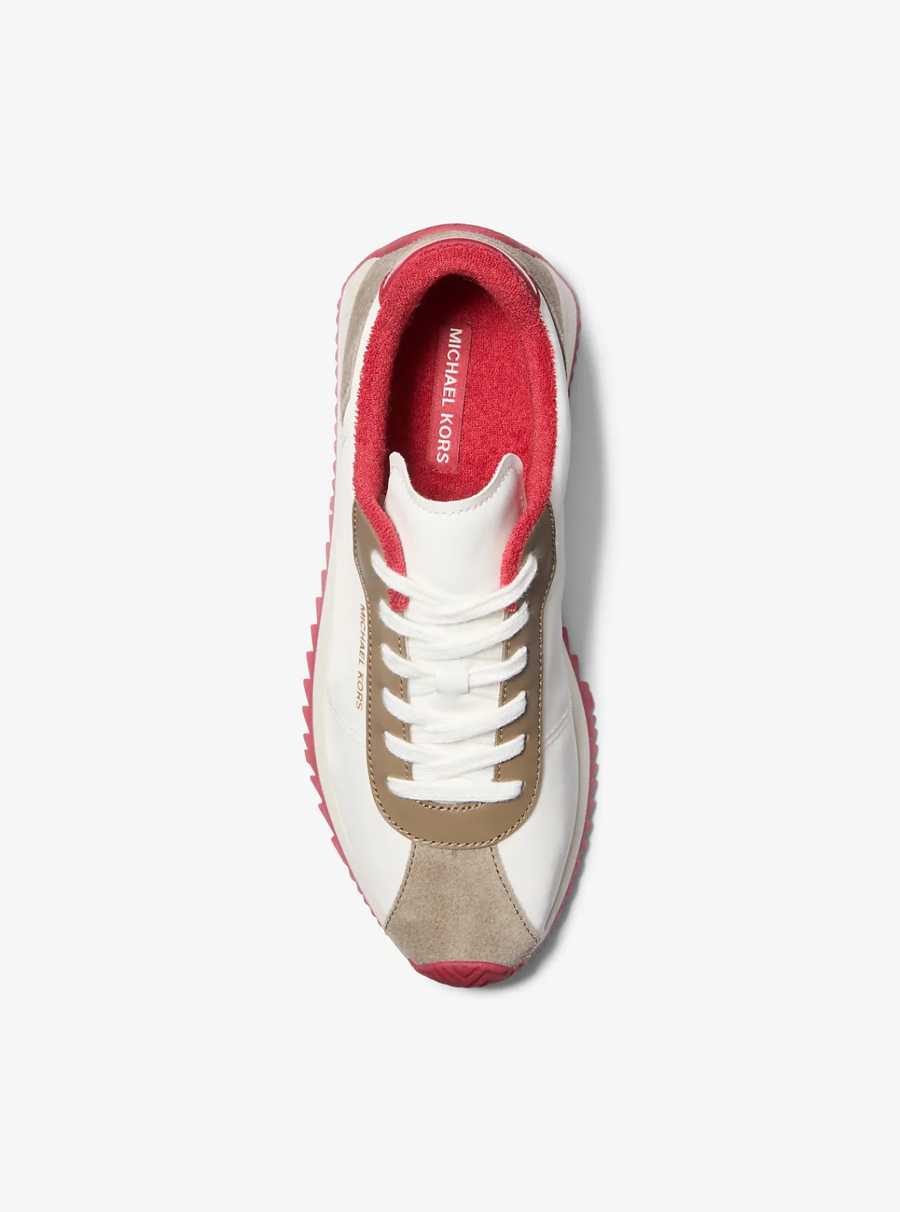 Michael Kors Sneaker Rhodes van gemengd materiaal OPTISCHWIT Sale