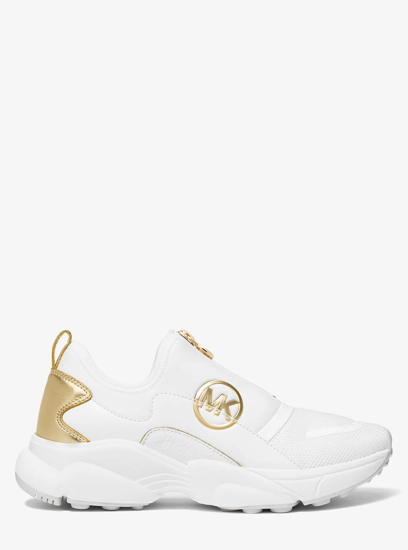 Michael Kors Sneaker Sami van scuba en mesh met rits OPTISCHWIT Clearance