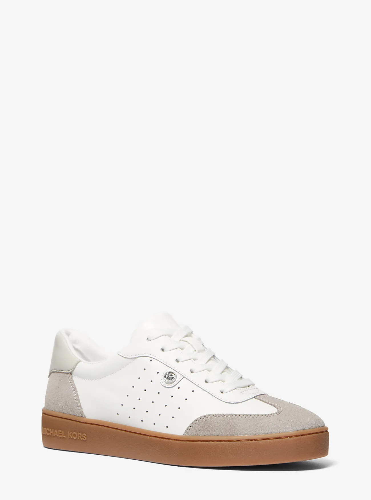 Michael Kors Sneaker Scotty van leer ALUMINIUMMULTI Discount