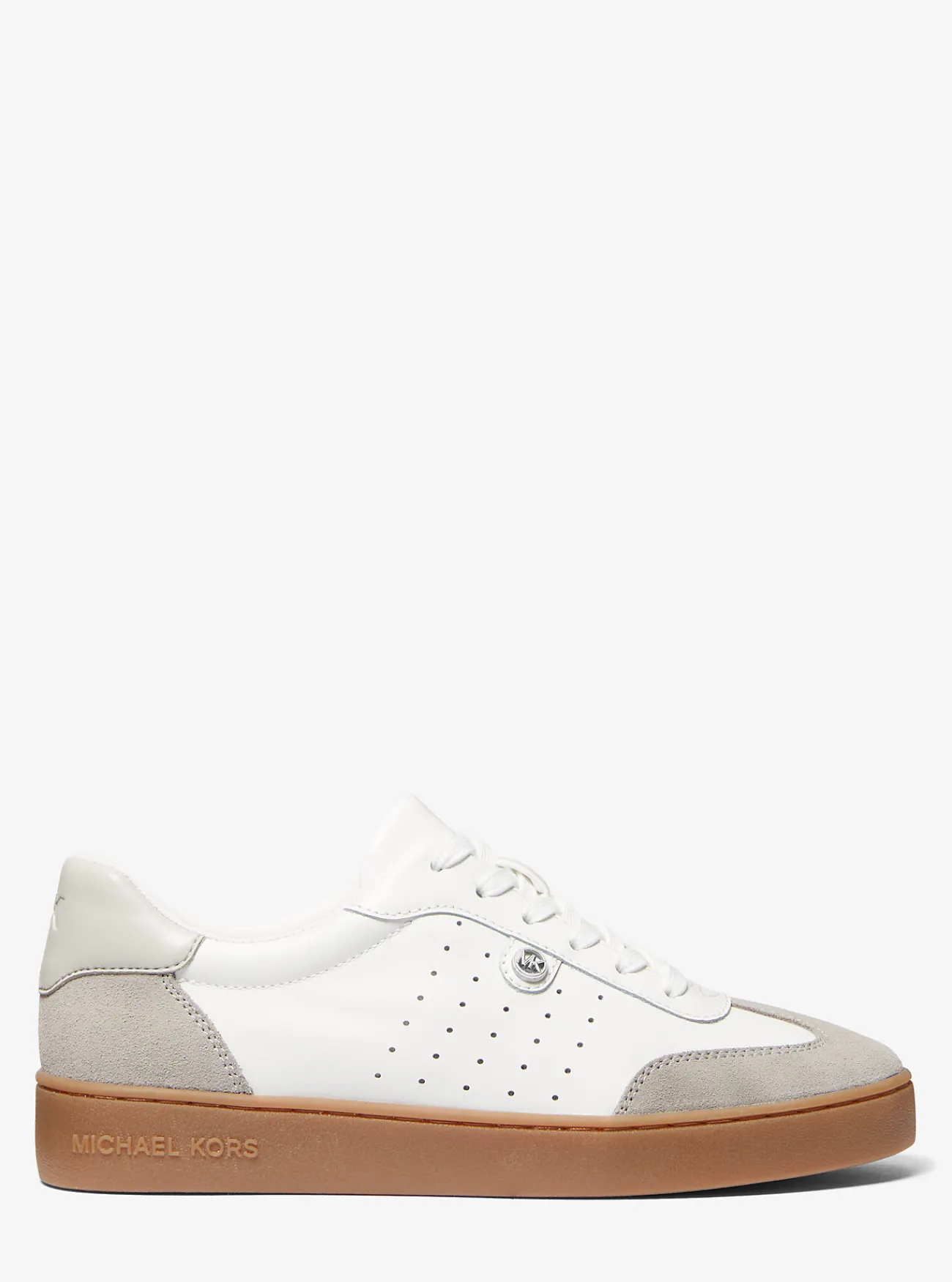 Michael Kors Sneaker Scotty van leer ALUMINIUMMULTI Discount