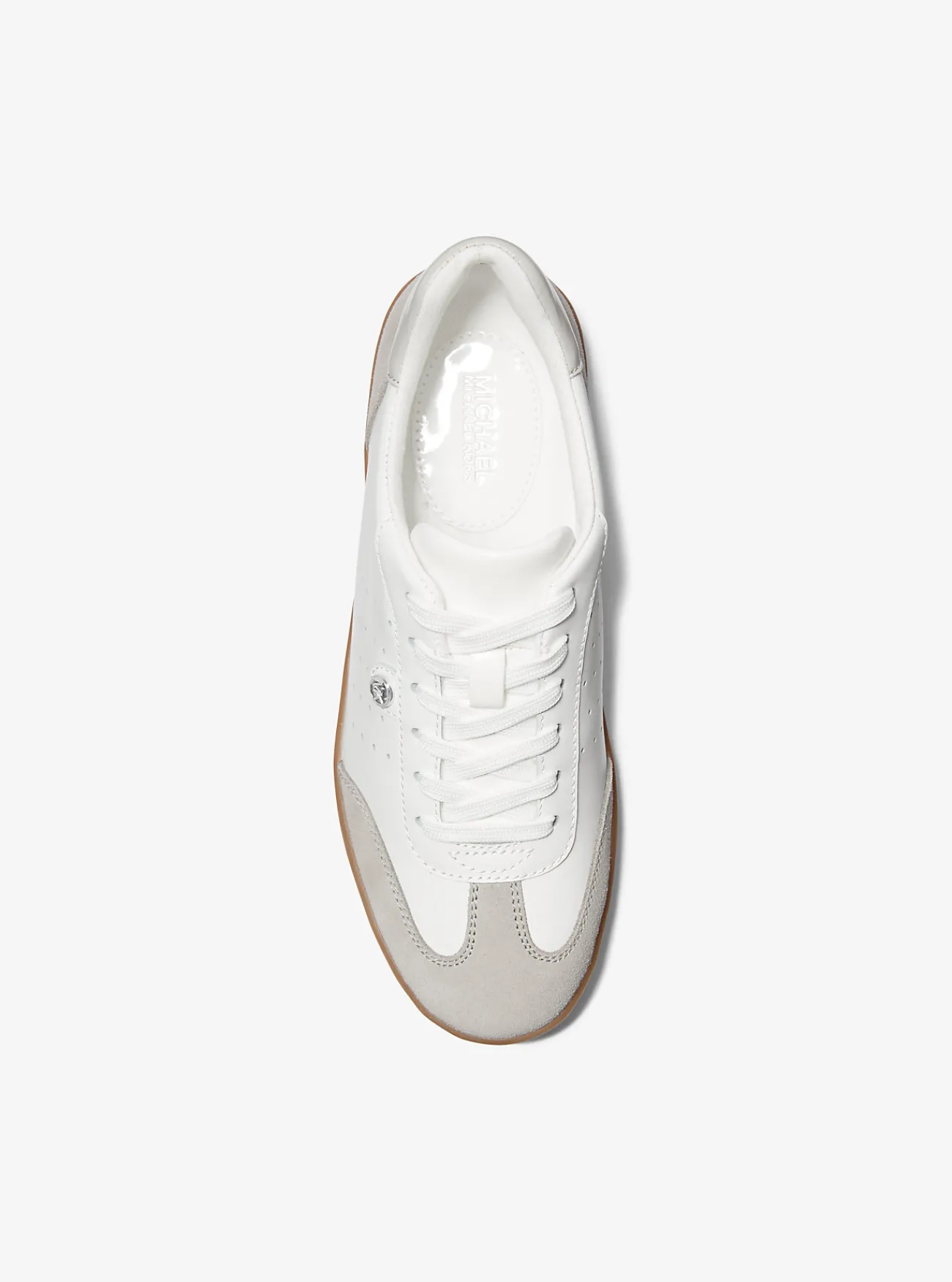 Michael Kors Sneaker Scotty van leer ALUMINIUMMULTI Discount