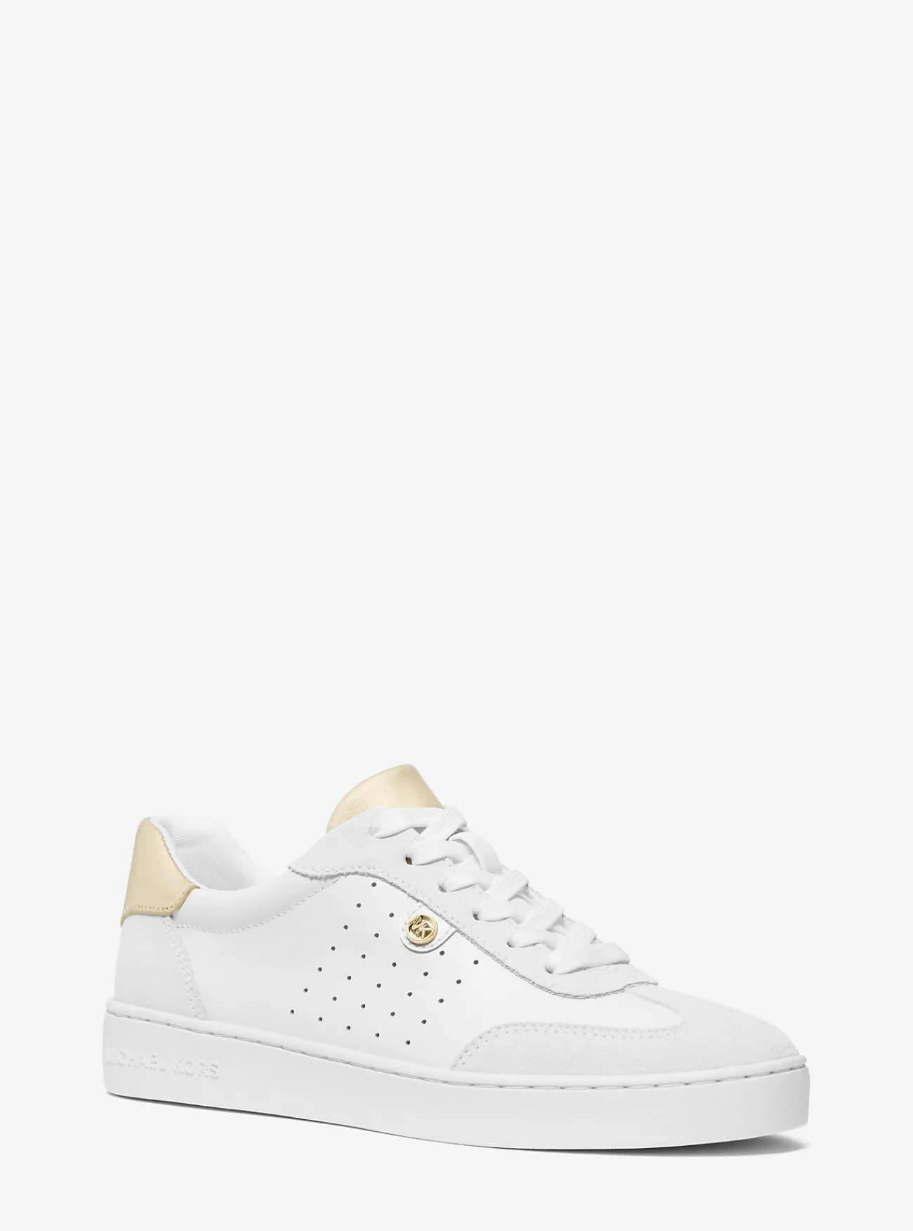 Michael Kors Sneaker Scotty van leer LICHTGOUDMULTI Hot