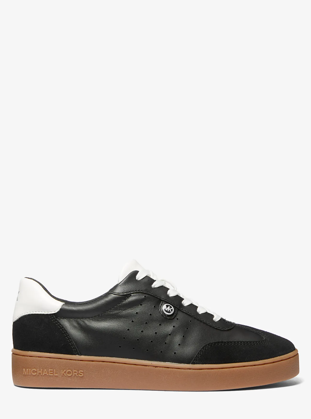 Michael Kors Sneaker Scotty van leer ZWART Online