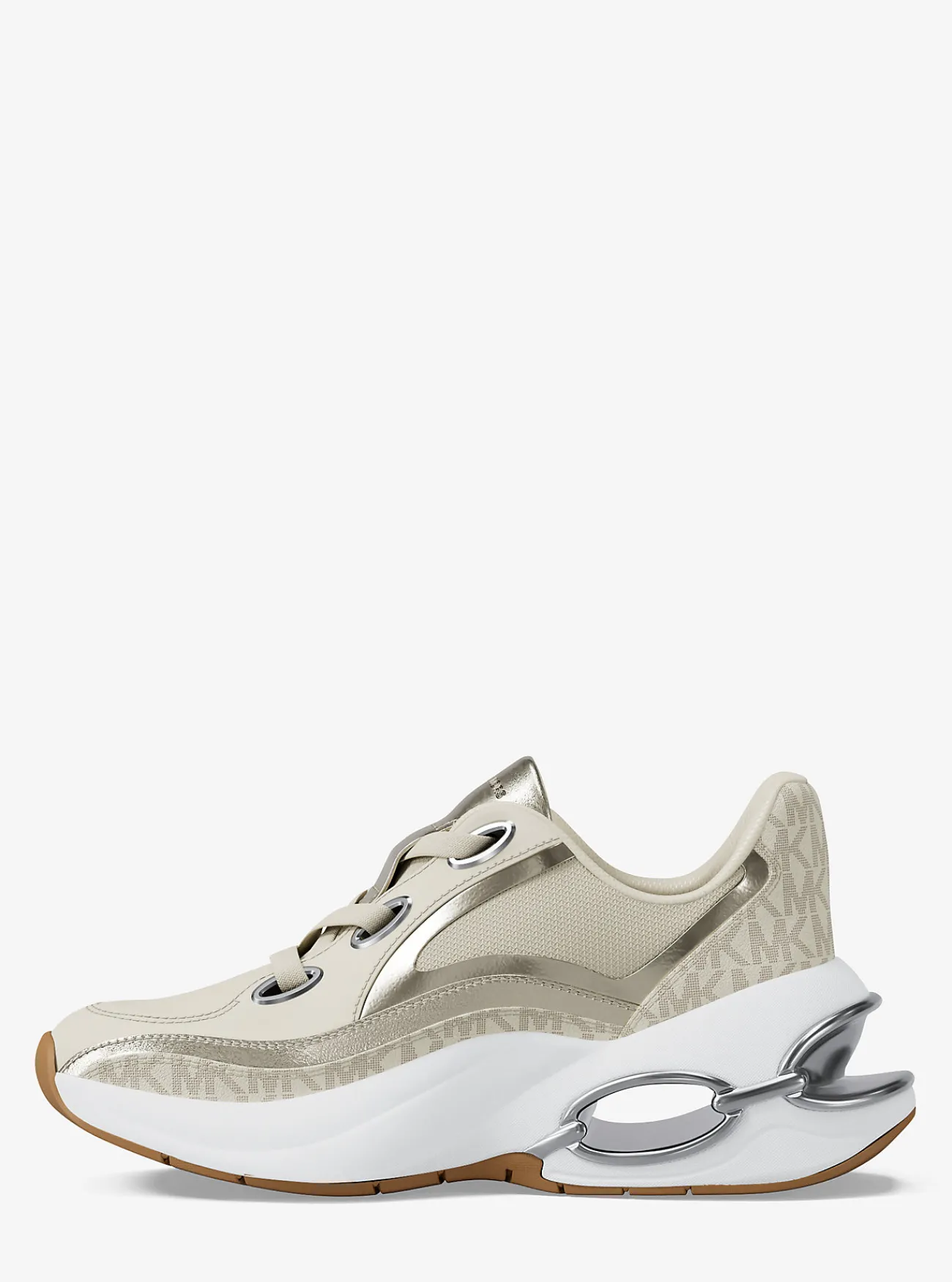 Michael Kors Sneaker Toni van gemengd materiaal VANILLE Sale