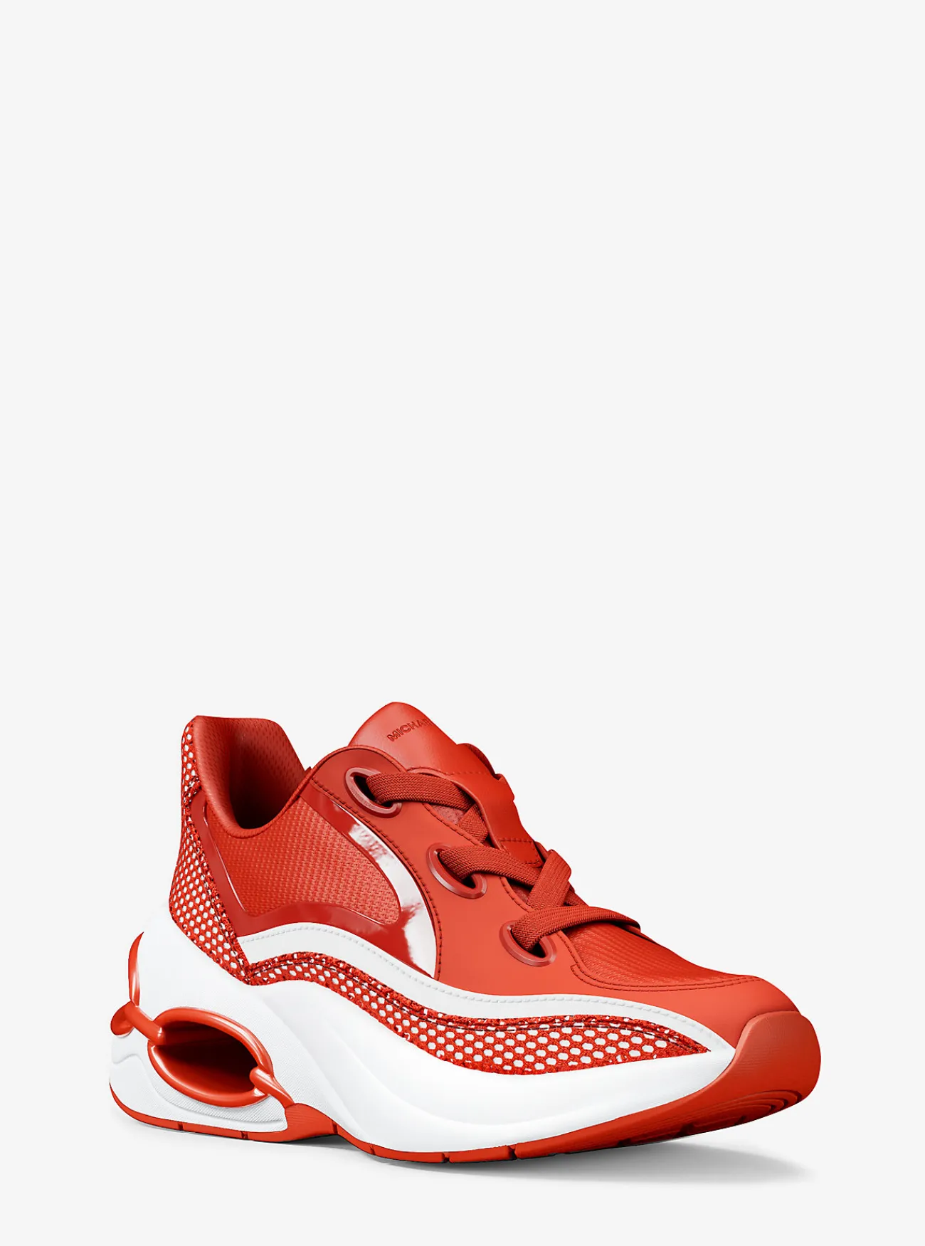 Michael Kors Sneaker Toni van gemengd materiaal KARMOZIJNROOD Best