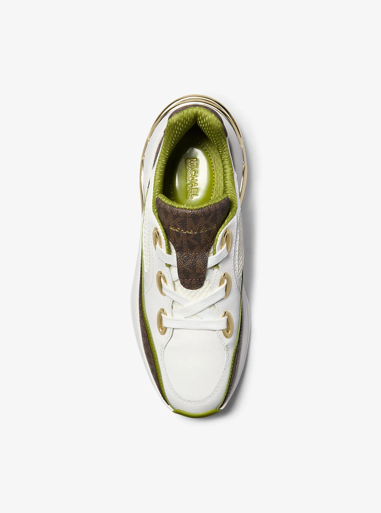 Michael Kors Sneaker Toni van gemengd materiaal WEIDEGROEN Online