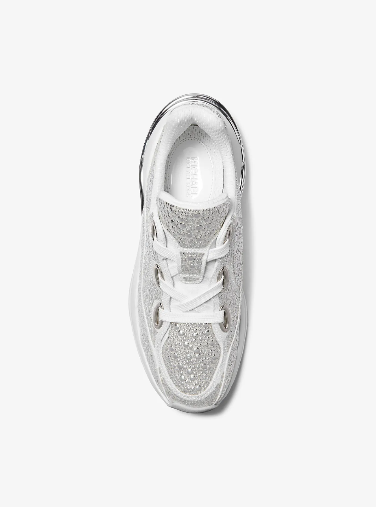 Michael Kors Sneaker Toni van linnenmix met versiering OPTISCHWIT Best