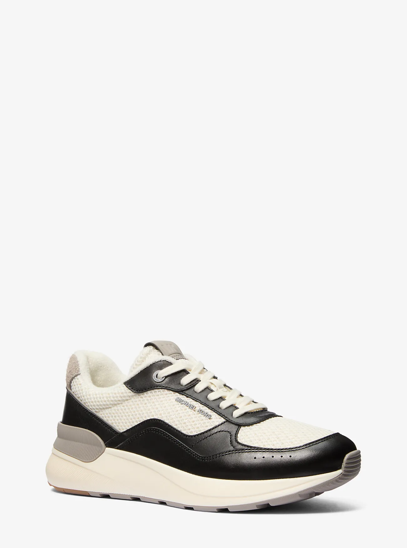 Michael Kors Sneaker Trevor van gemengd materiaal ZWARTCOMBO New