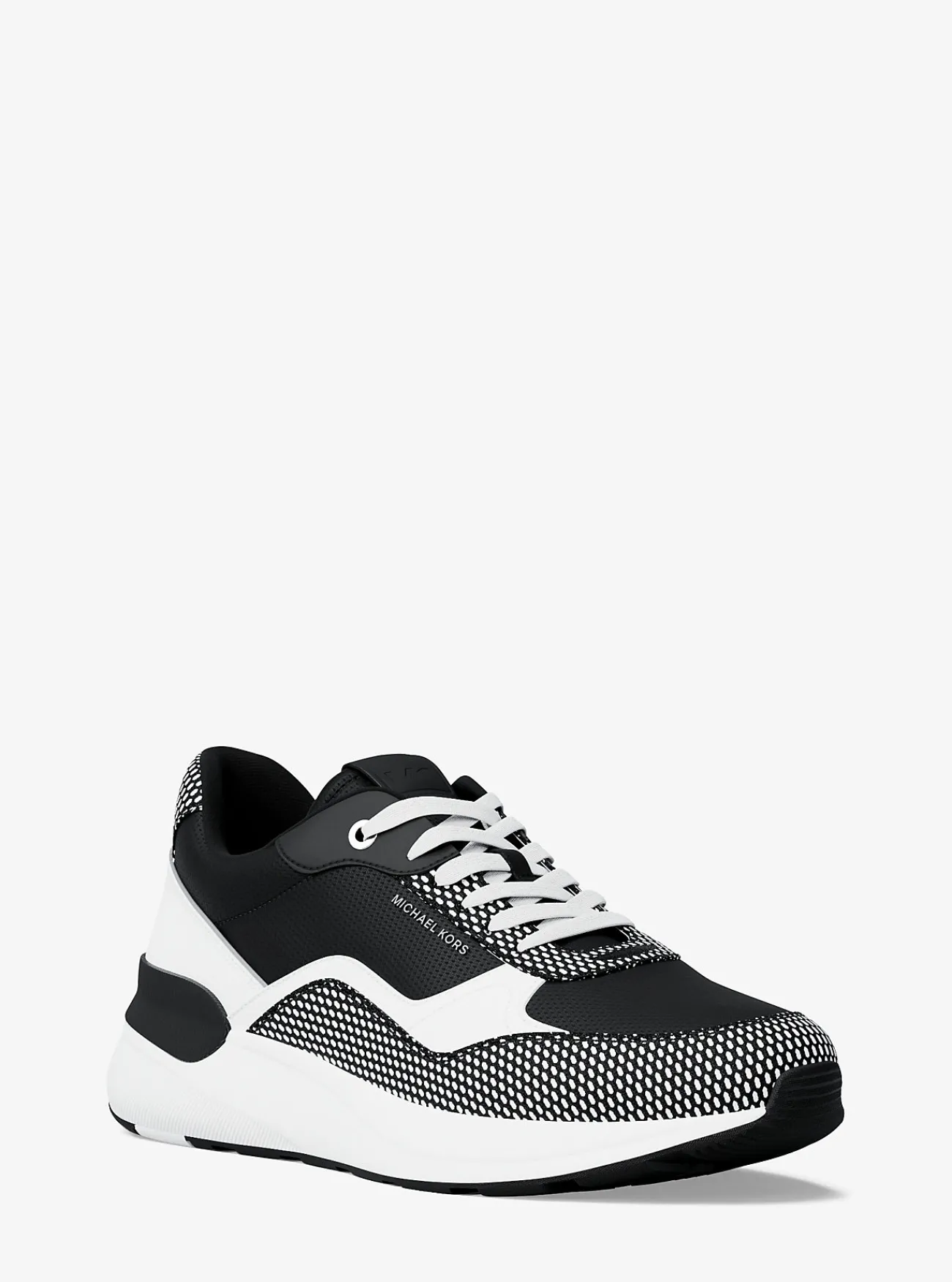 Michael Kors Sneaker Trevor van gemengd materiaal ZWART New