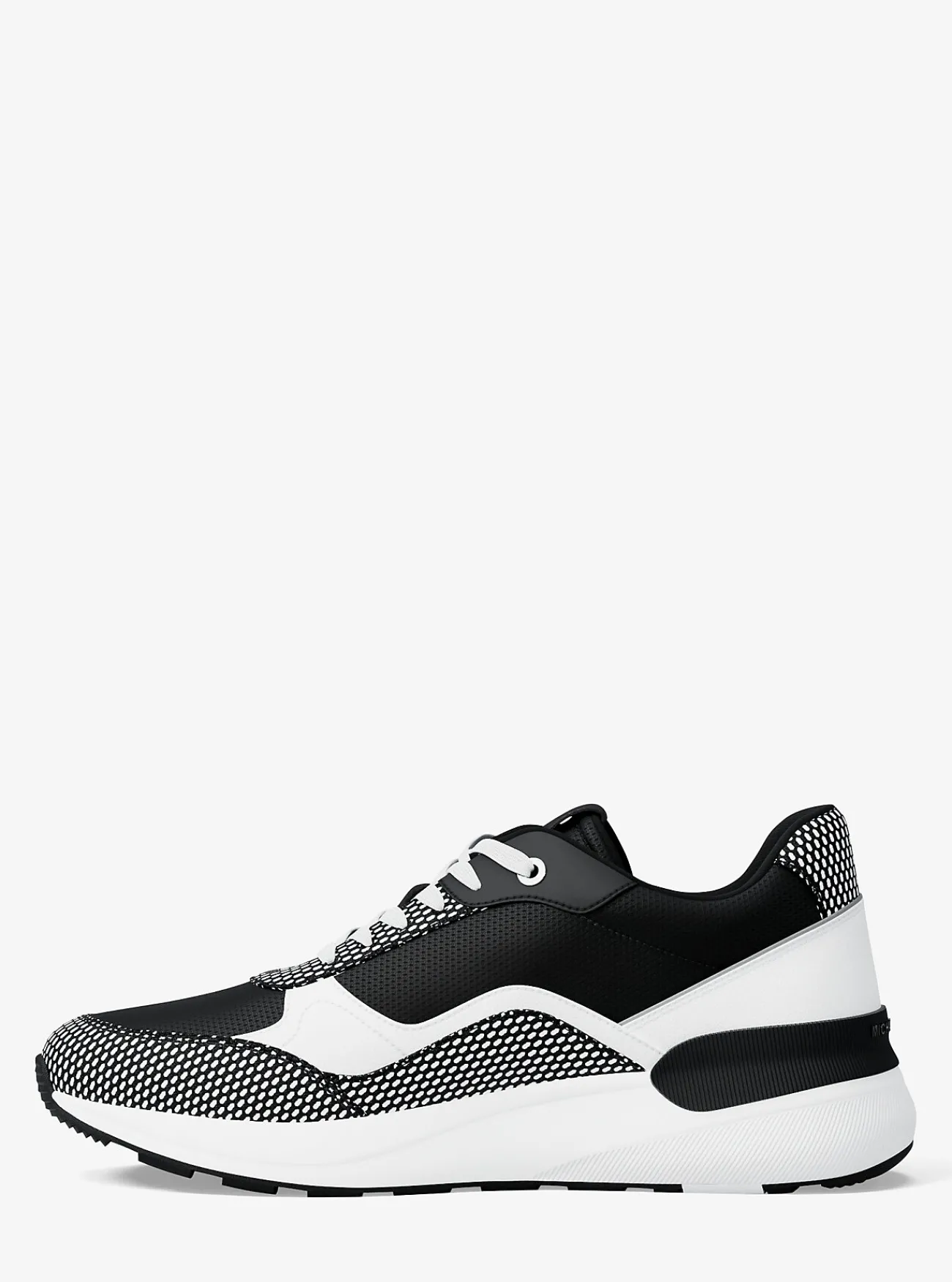 Michael Kors Sneaker Trevor van gemengd materiaal ZWART New