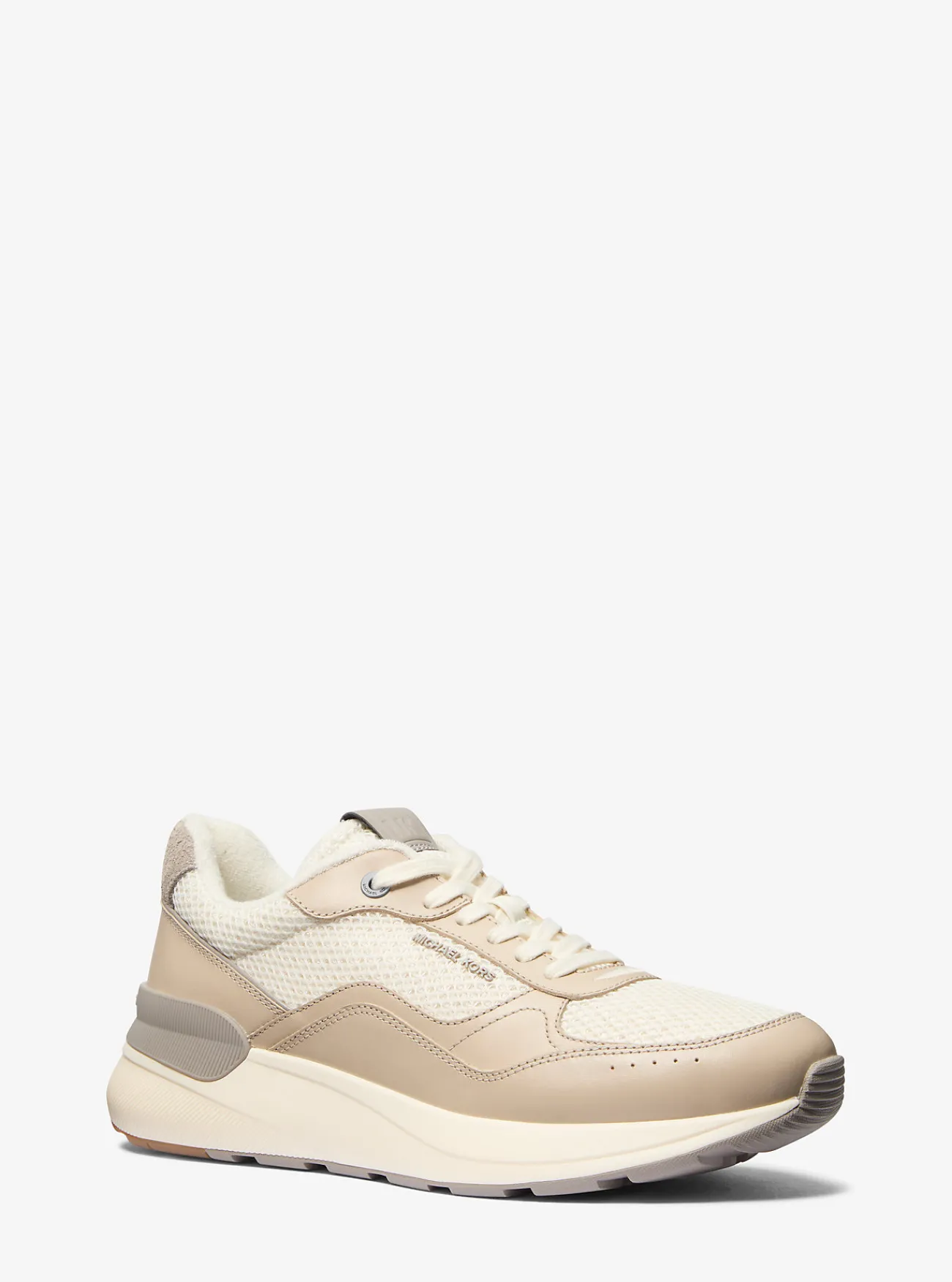 Michael Kors Sneaker Trevor van gemengd materiaal LICHTZANDMULTI Best