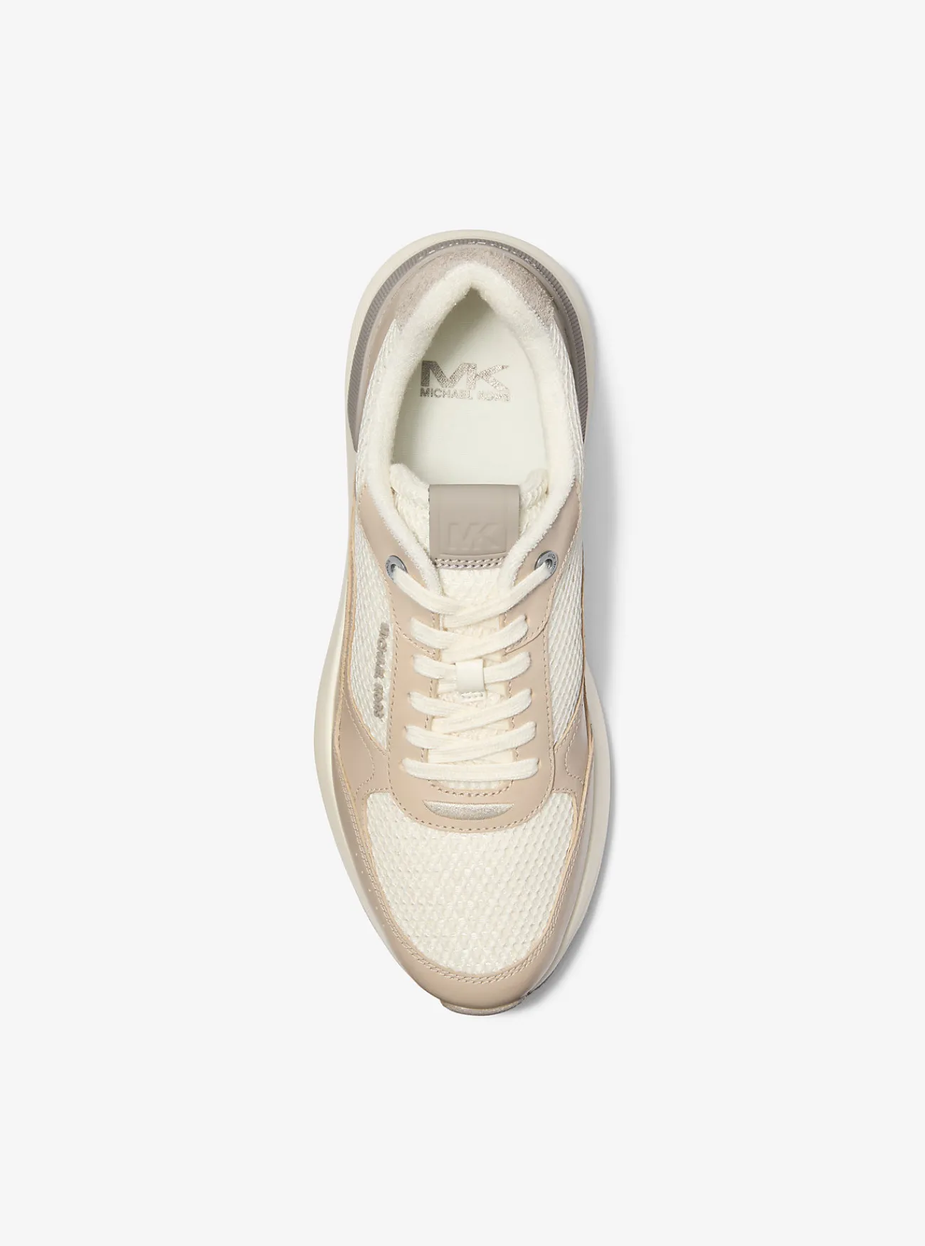 Michael Kors Sneaker Trevor van gemengd materiaal LICHTZANDMULTI Best