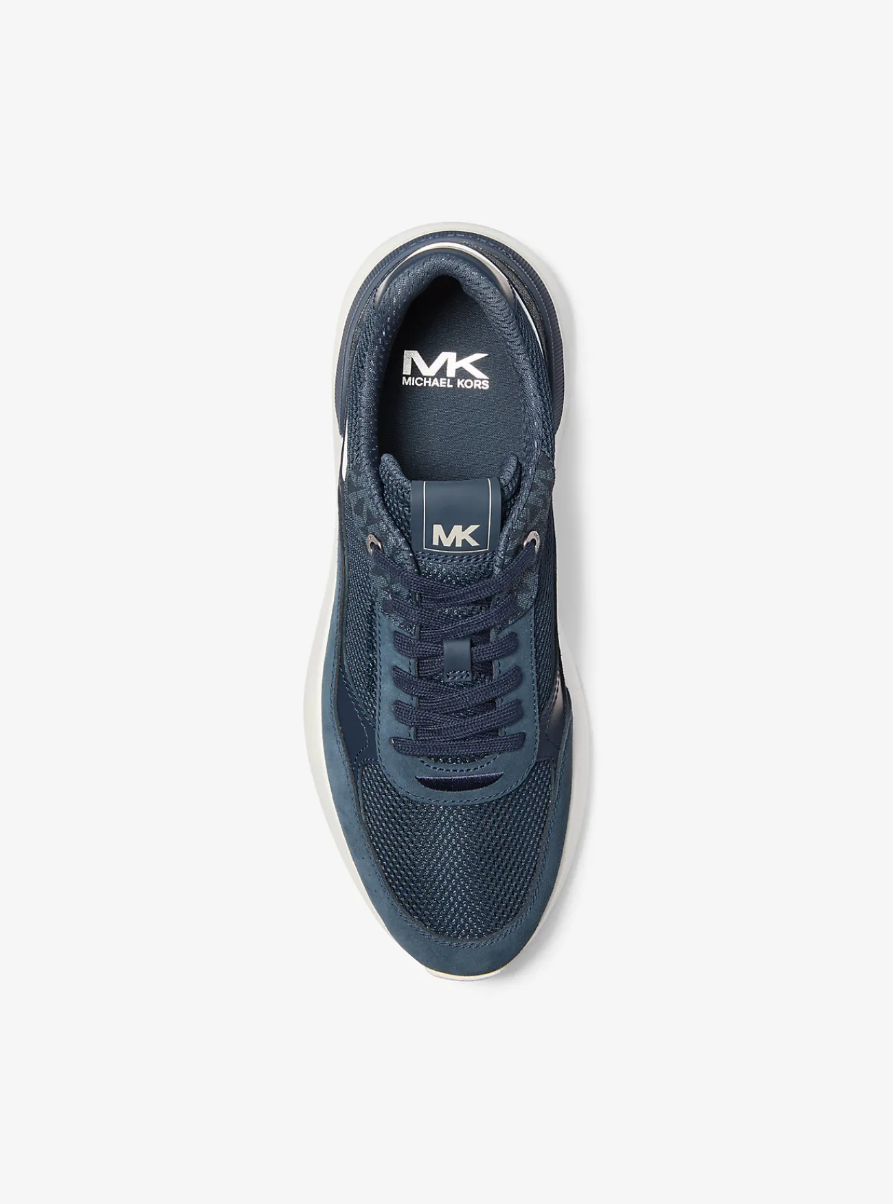 Michael Kors Sneaker Trevor van gemengd materiaal ADMIRAALBLAUW Fashion