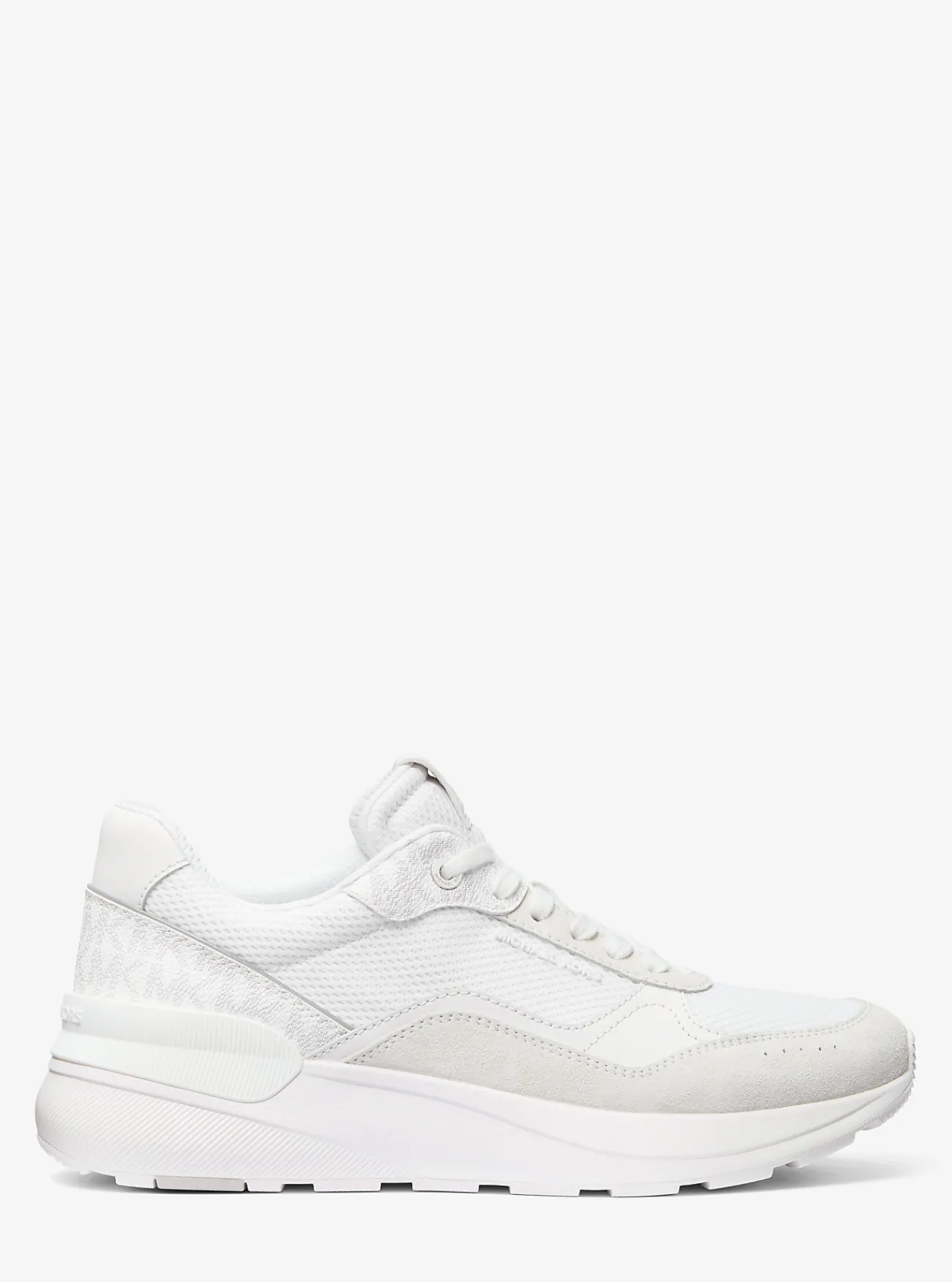 Michael Kors Sneaker Trevor van gemengd materiaal HELDERWIT Fashion