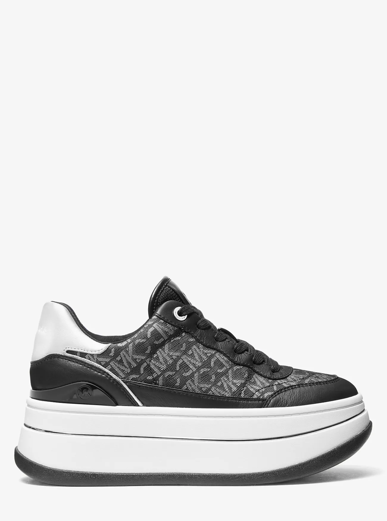 Michael Kors Sneaker van leer met metallic Empire-monogram Hot