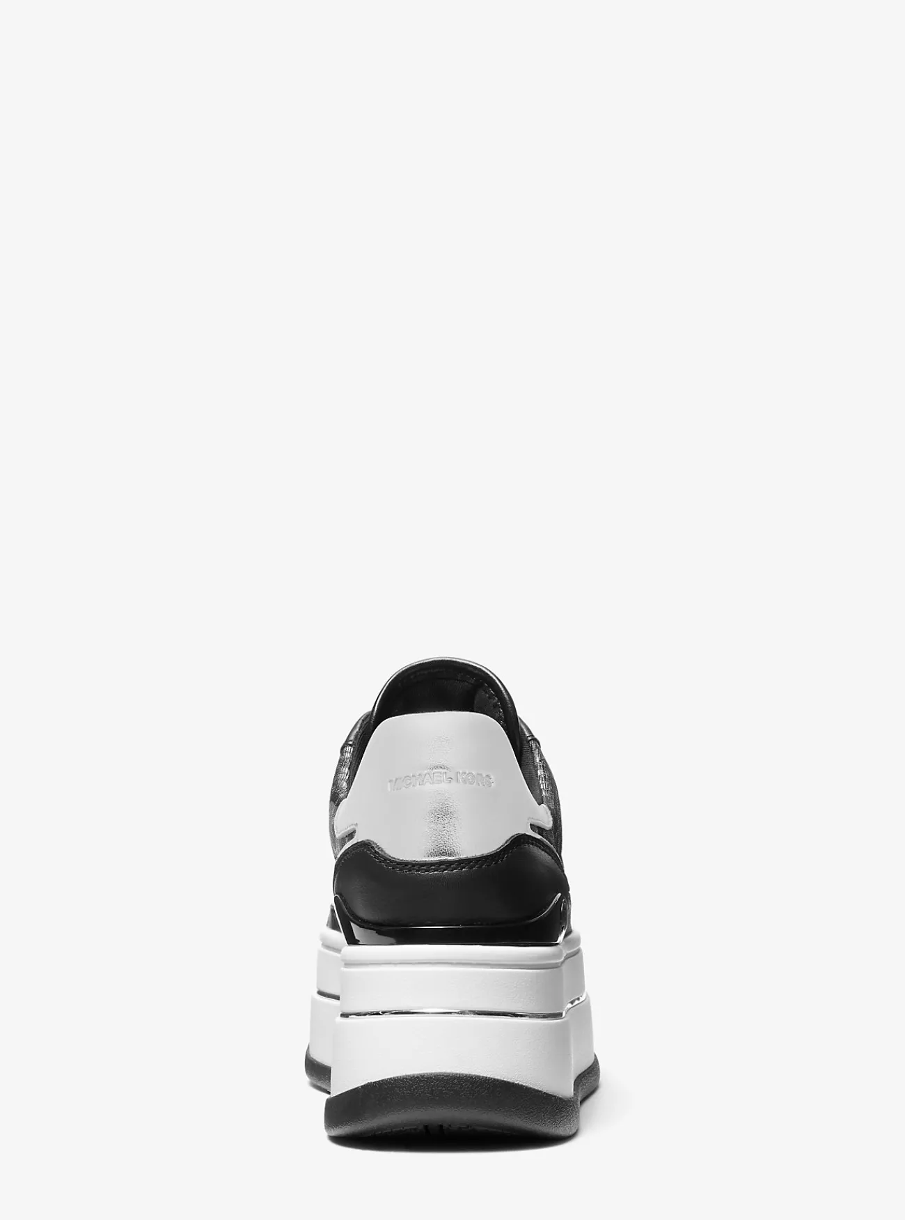 Michael Kors Sneaker van leer met metallic Empire-monogram Hot