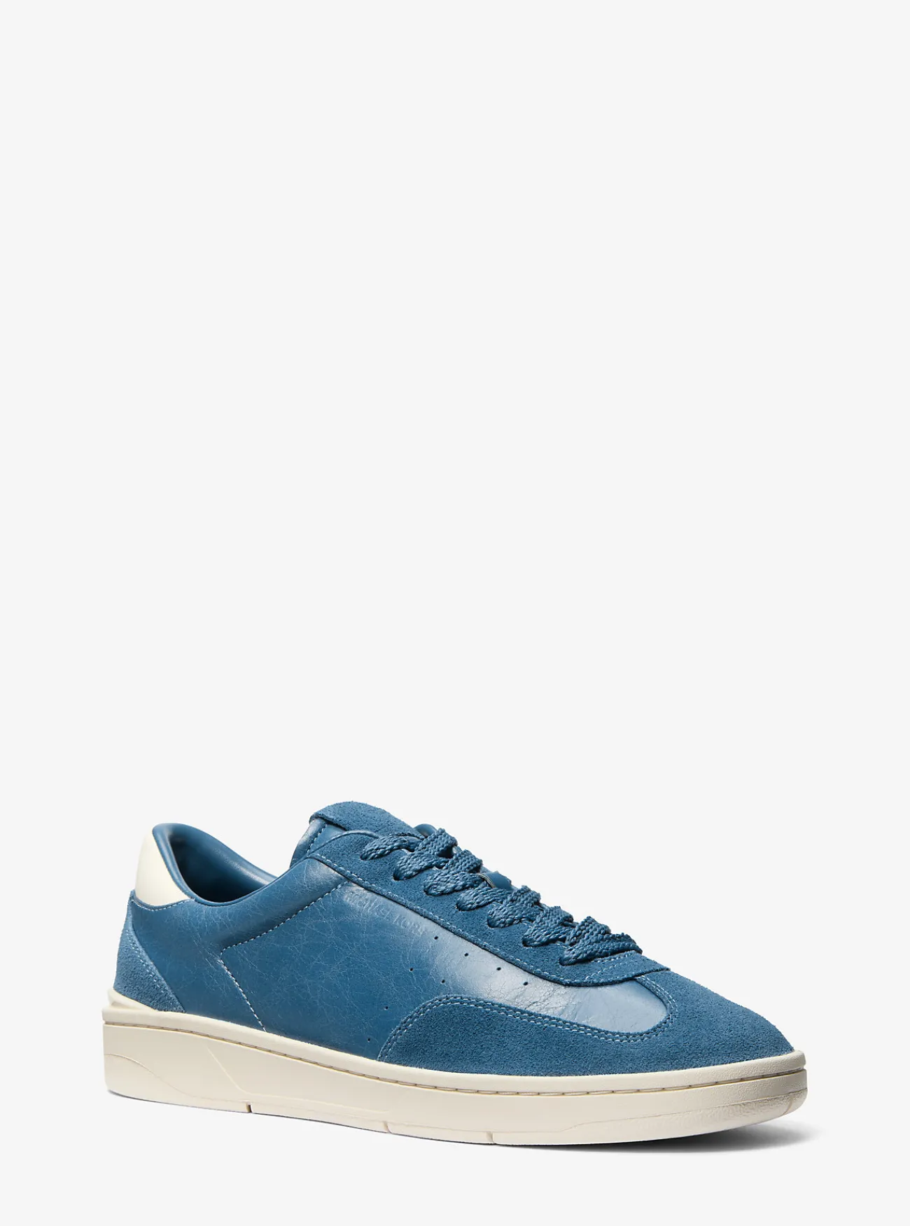 Michael Kors Sneaker Wilton van leer en su&egrave;de DONKERCHAMBRAY Best