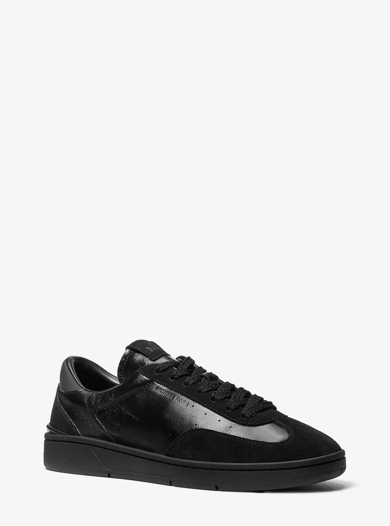 Michael Kors Sneaker Wilton van leer en su&egrave;de ZWART Hot