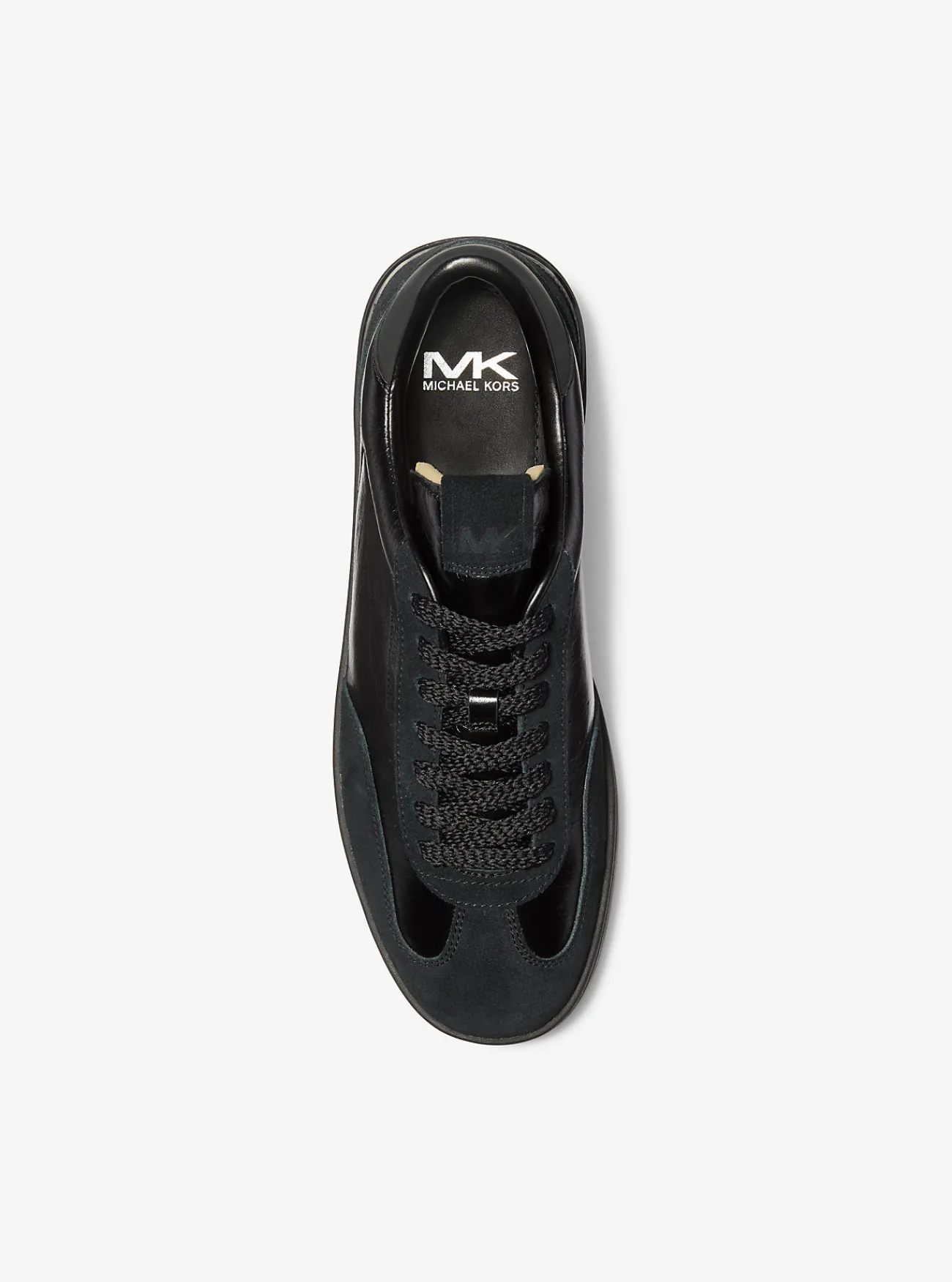 Michael Kors Sneaker Wilton van leer en suède ZWART Hot
