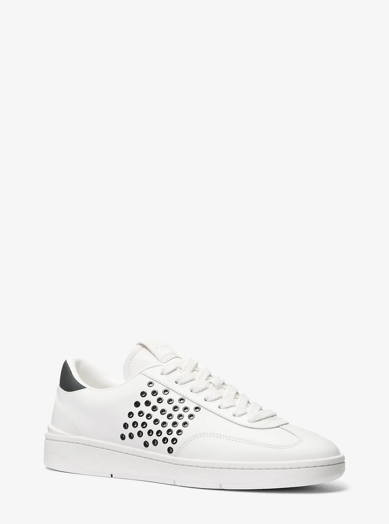Michael Kors Sneaker Wilton van leer met oogjes OPTISCHWIT Online