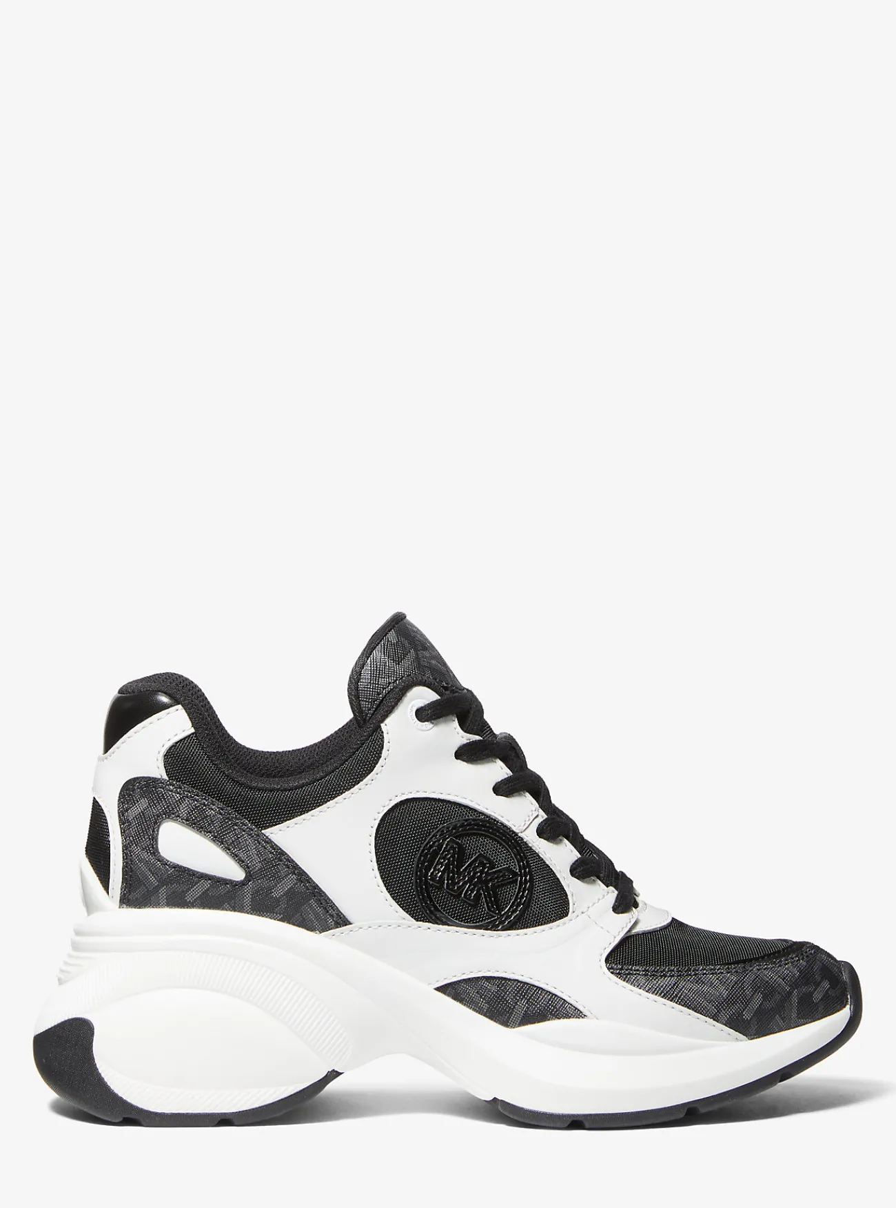 Michael Kors Sneaker Zuma van mesh met kenmerkend Empire-logo ZWART Best