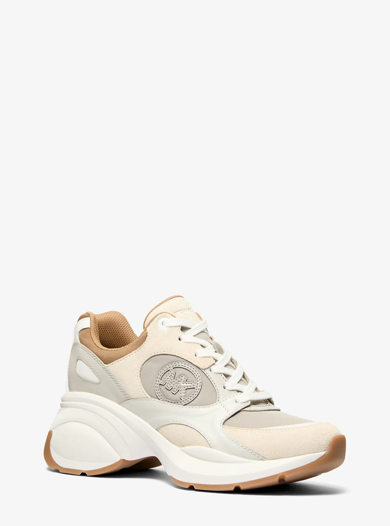Michael Kors Sneaker Zuma van nylon en leer met kleurvlakken KAF Best