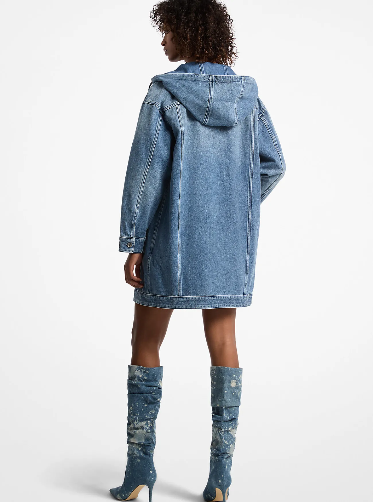 Michael Kors Spijkerjas met capuchon, oversized UNIONMETWASSING Hot