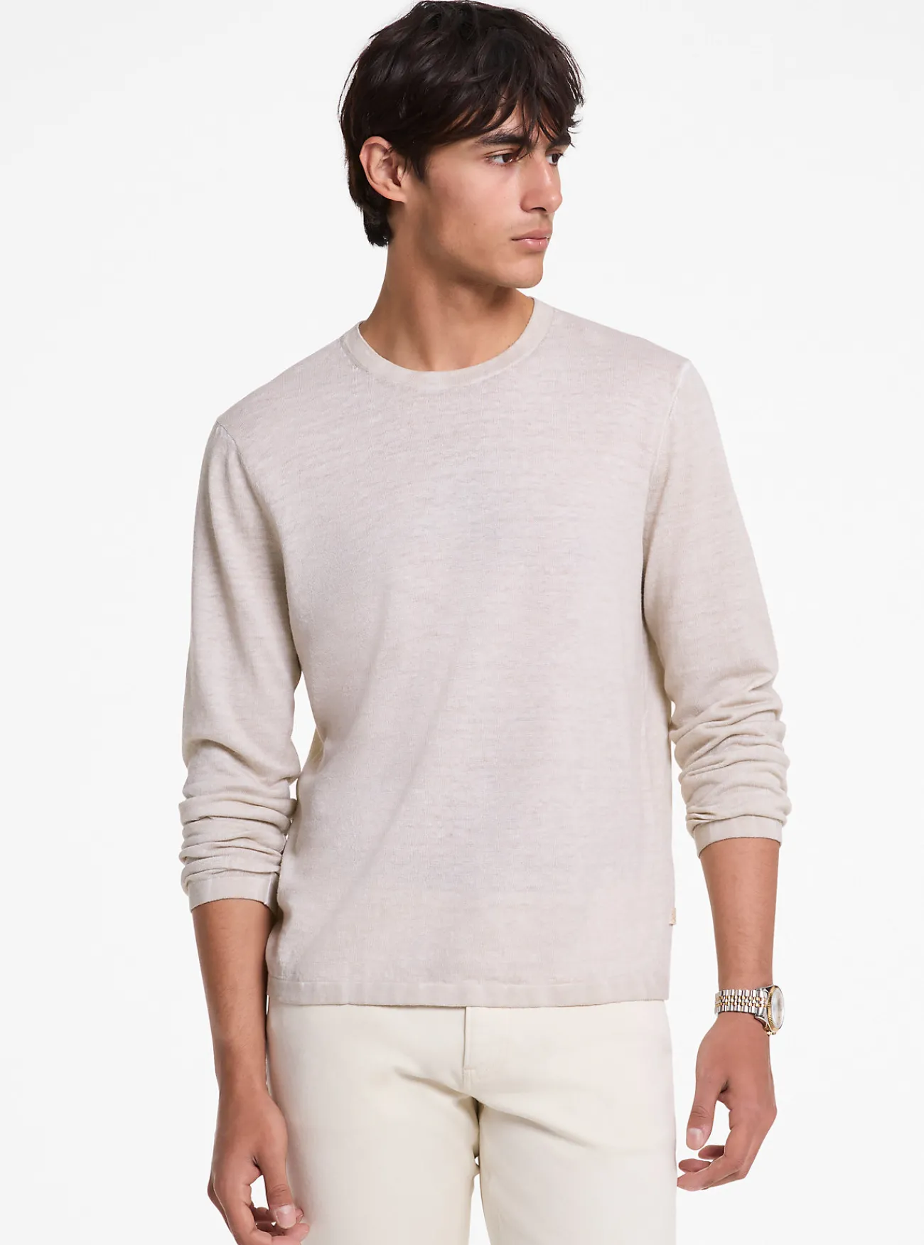 Michael Kors Sweater van linnen en katoen DUIN Sale