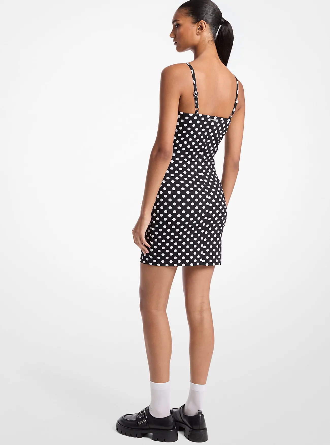 Michael Kors Tankjurk van stretchnylon met stippen Online