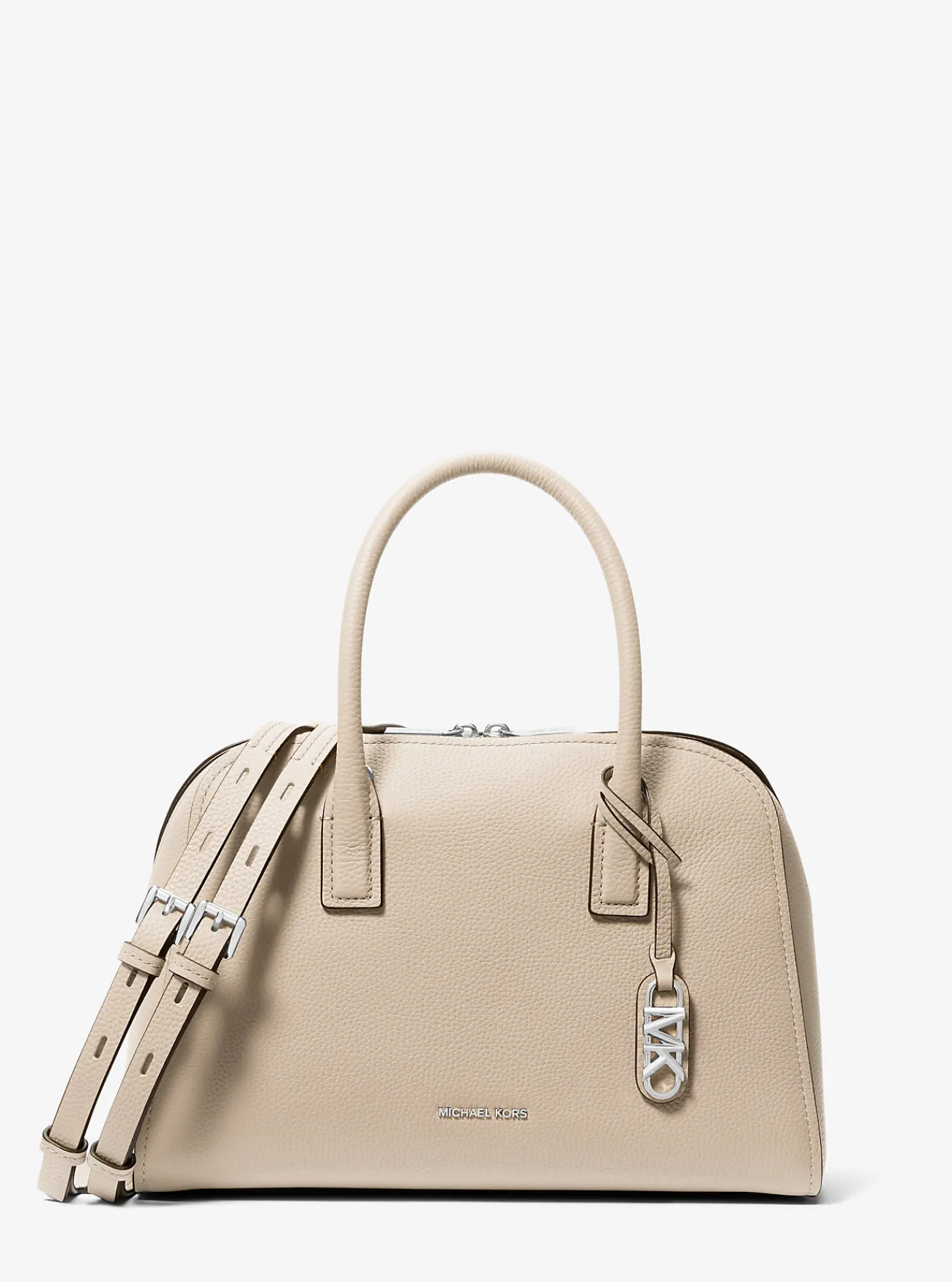 Michael Kors Tas Ashton van getrommeld leer, middelgroot LICHTZAND Fashion