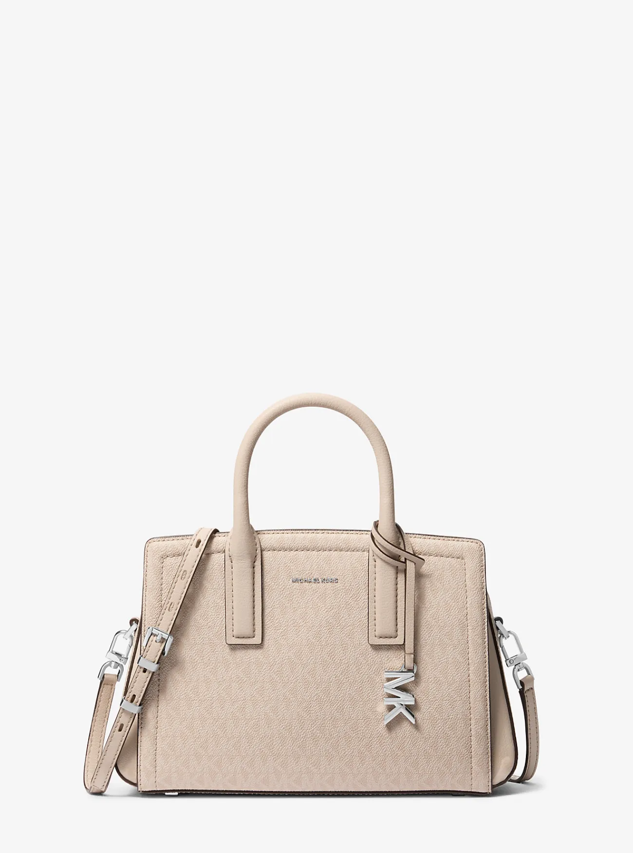 Michael Kors Tas Laila met kenmerkend logo, klein LICHTZAND Best