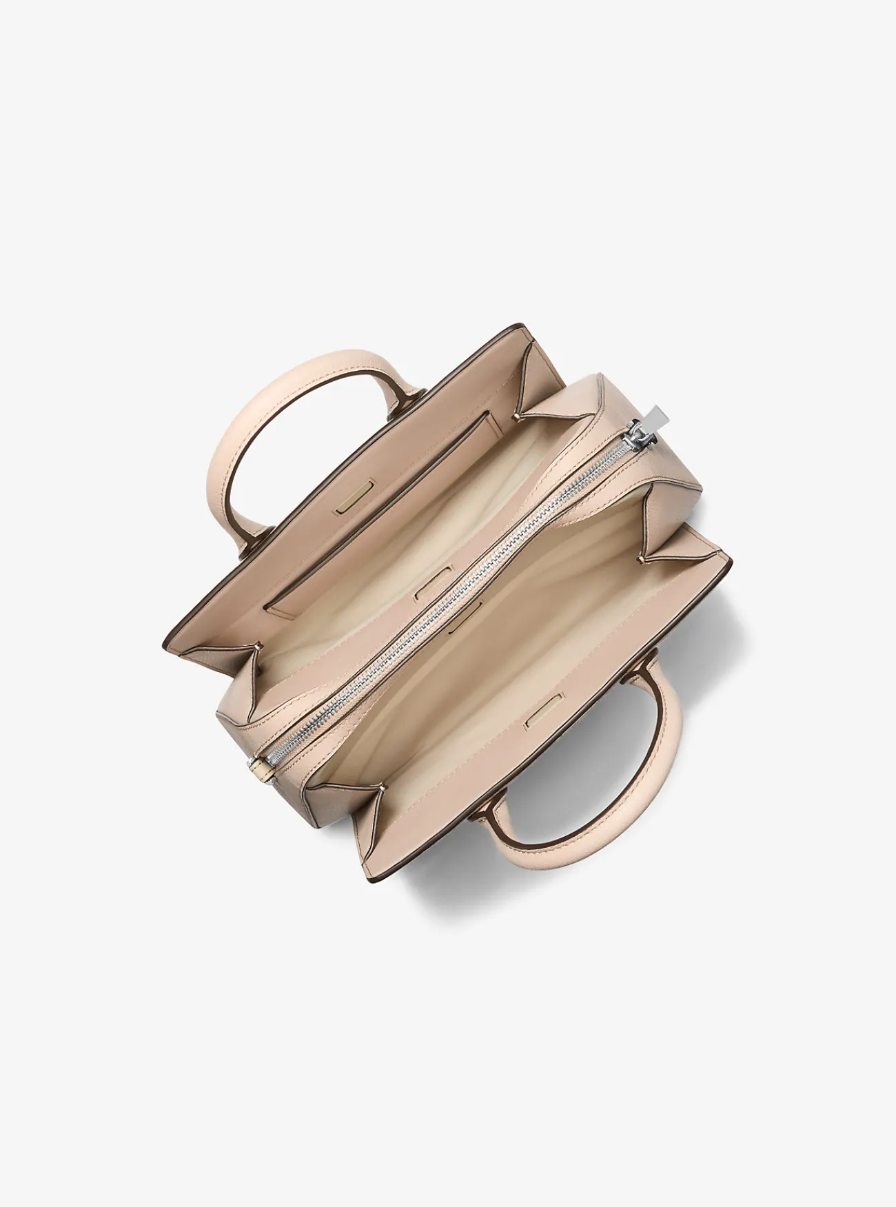 Michael Kors Tas Laila met kenmerkend logo, klein LICHTZAND Best