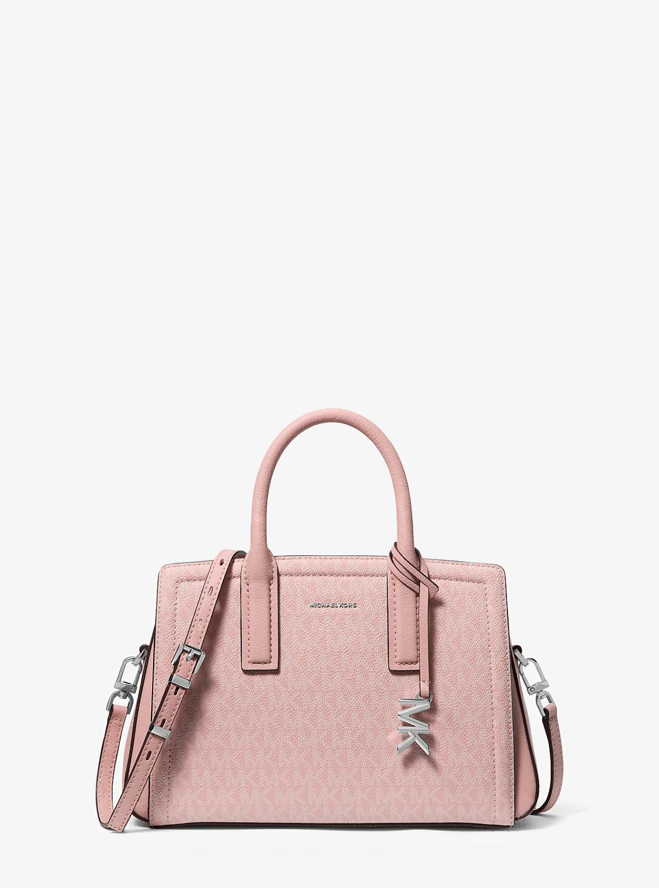 Michael Kors Tas Laila met kenmerkend logo, klein ZACHTROZE Fashion