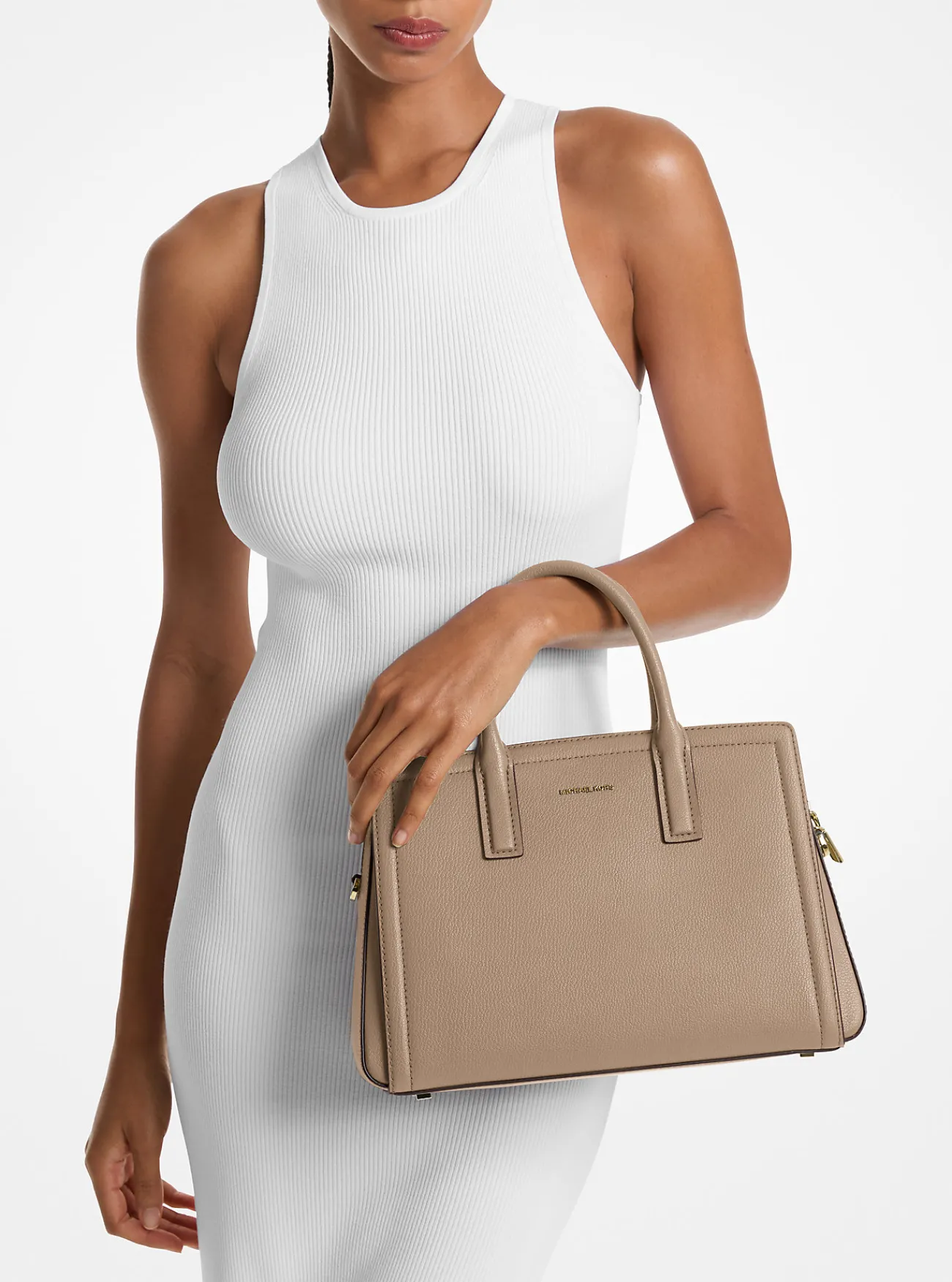 Michael Kors Tas Laila van leer, middelgroot BERK Hot