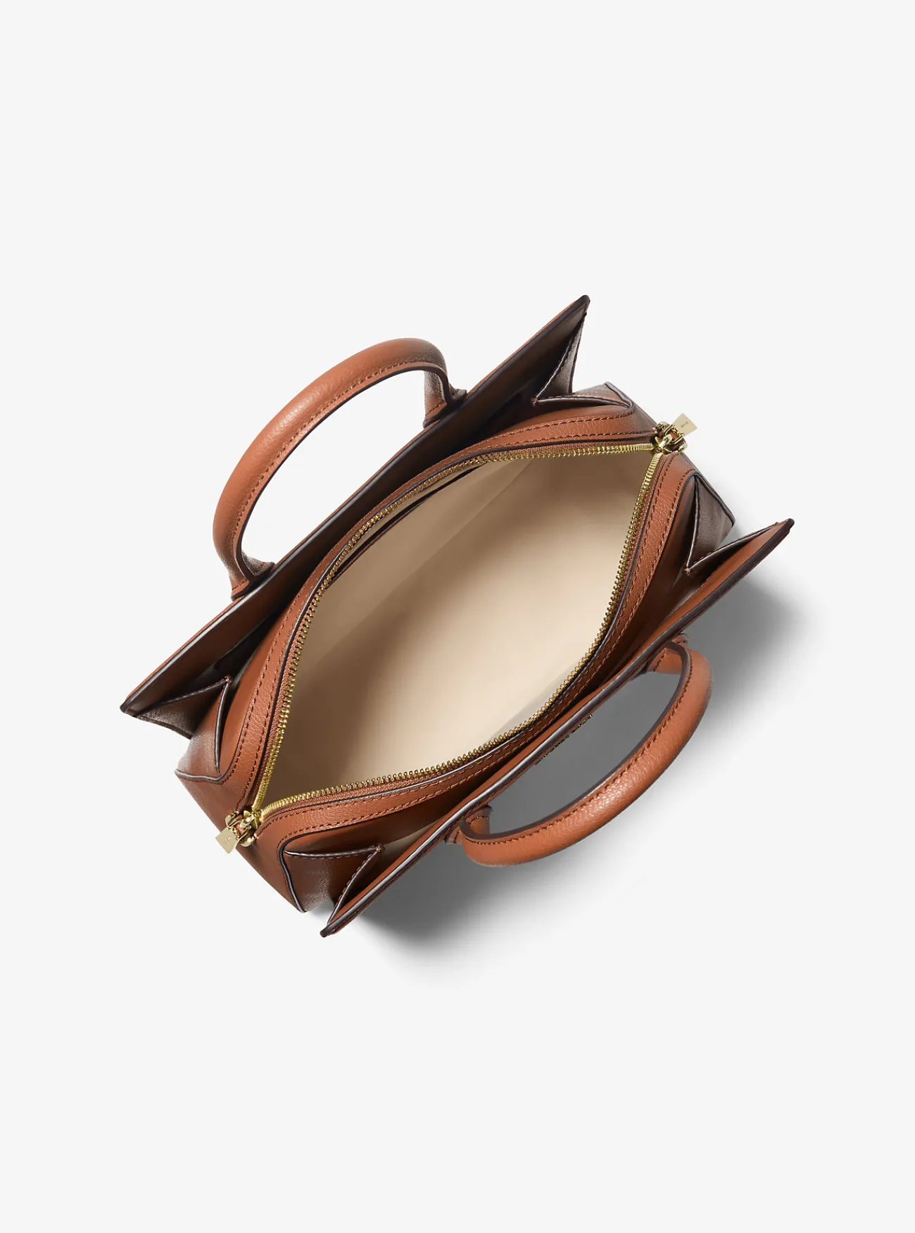 Michael Kors Tas Laila van leer, middelgroot LUGGAGE Discount