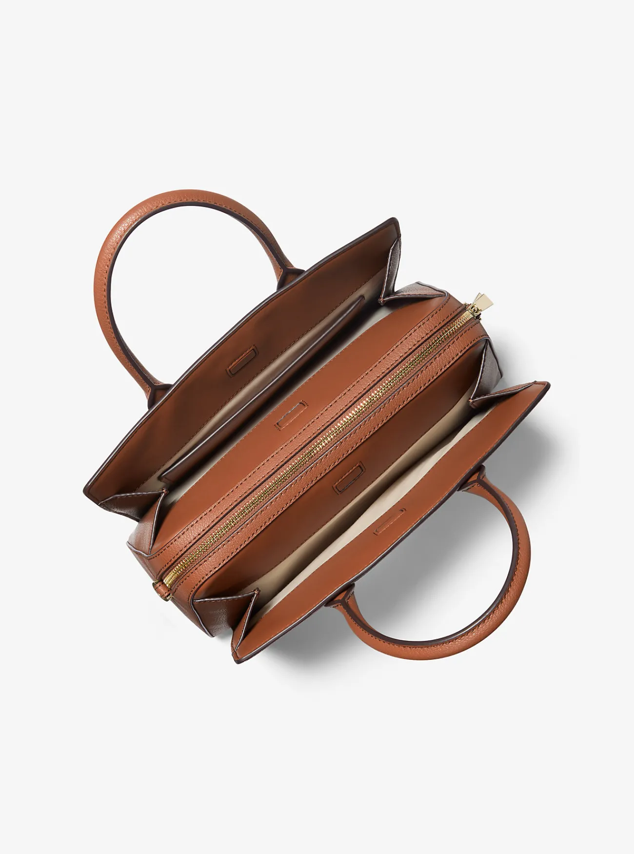 Michael Kors Tas Laila van leer, middelgroot LUGGAGE Discount