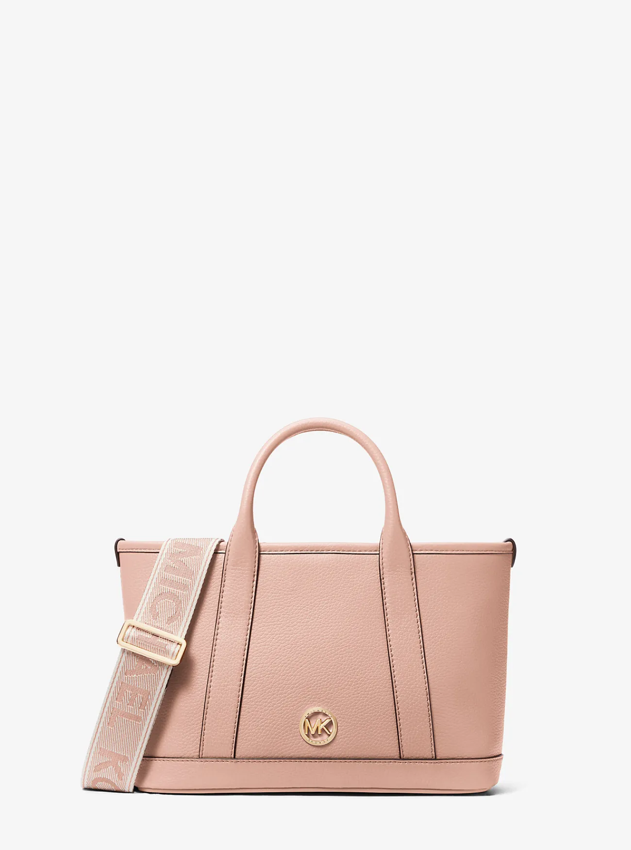 Michael Kors Tas Luisa van getrommeld leer, klein ZACHTROZE Hot