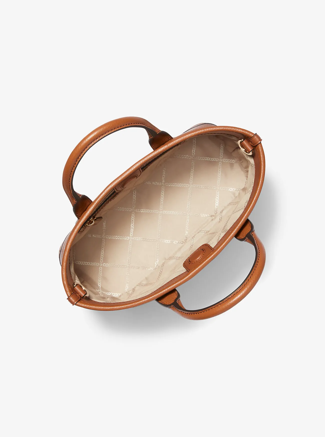 Michael Kors Tas Luisa van getrommeld leer, klein LUGGAGE Best